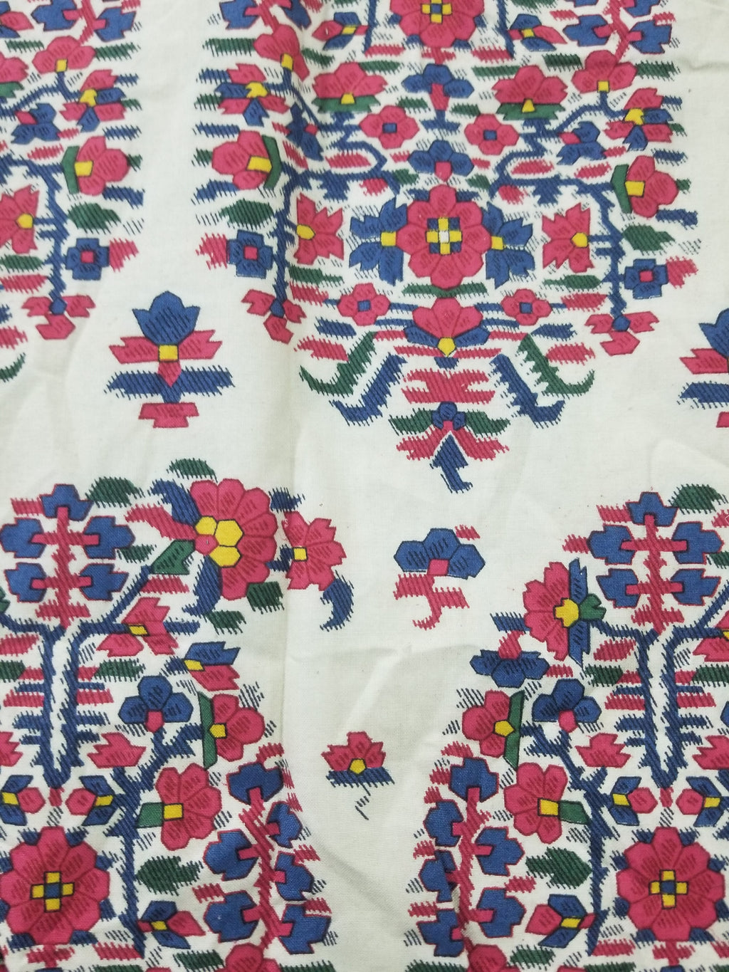 Vintage Traditional Indian Style Paisley Printed Curtain Panel 315x290cm