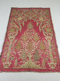 Antique Ottoman Gold Thread Embroidered Tree of Life Tapestry 190x124cm