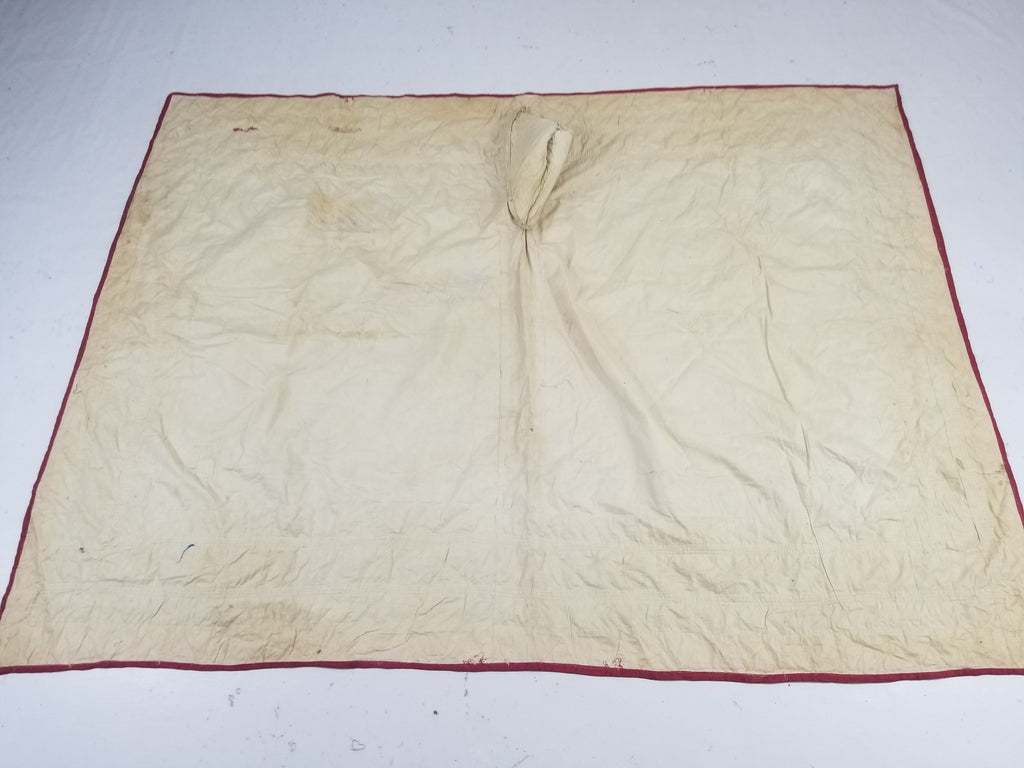 Vintage Indian Kutch Floral Embroidered Mirrorwork Textile Shawl 180x84cm