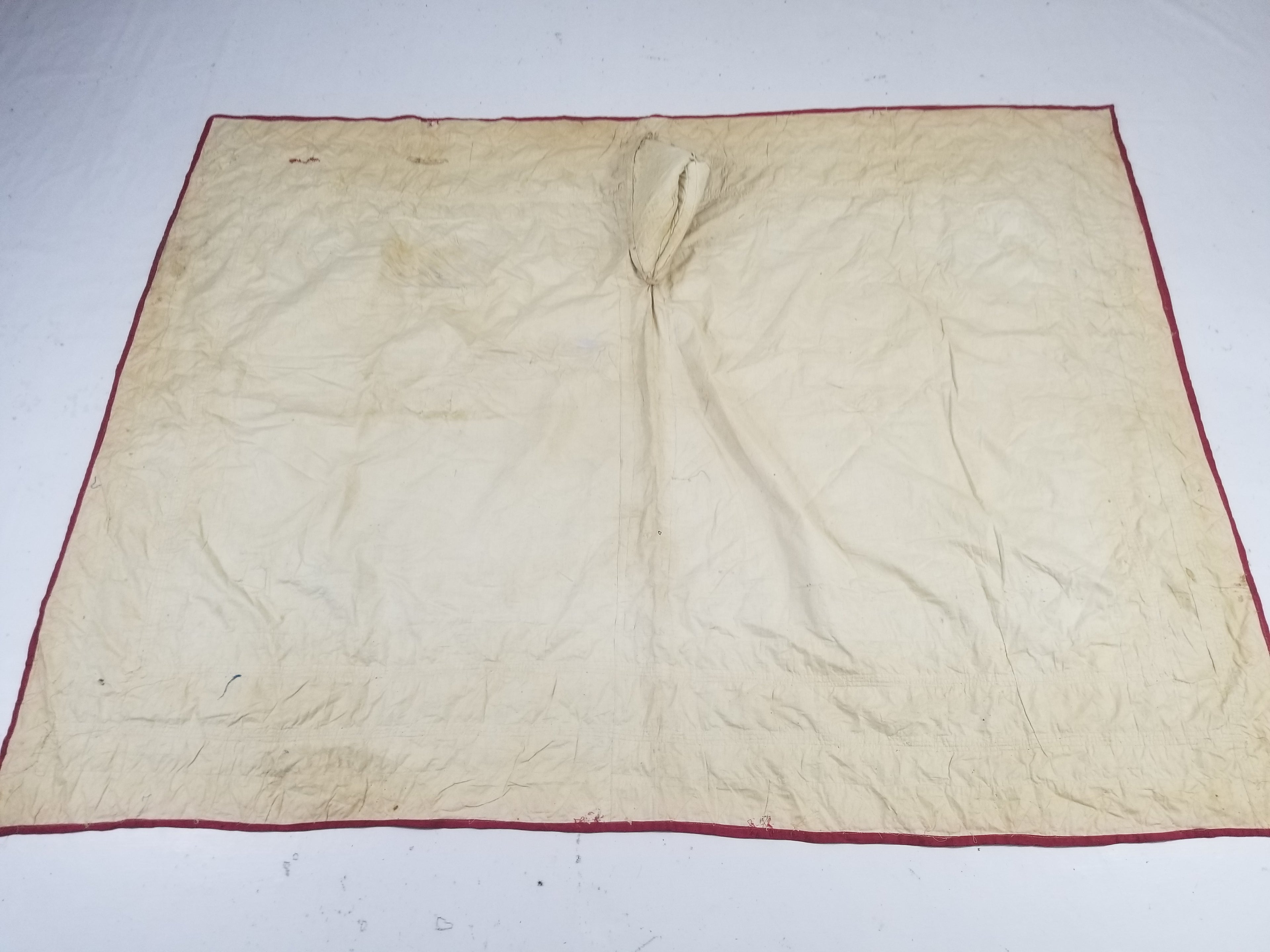 Vintage Indian Kutch Floral Embroidered Mirrorwork Textile Shawl 180x84cm
