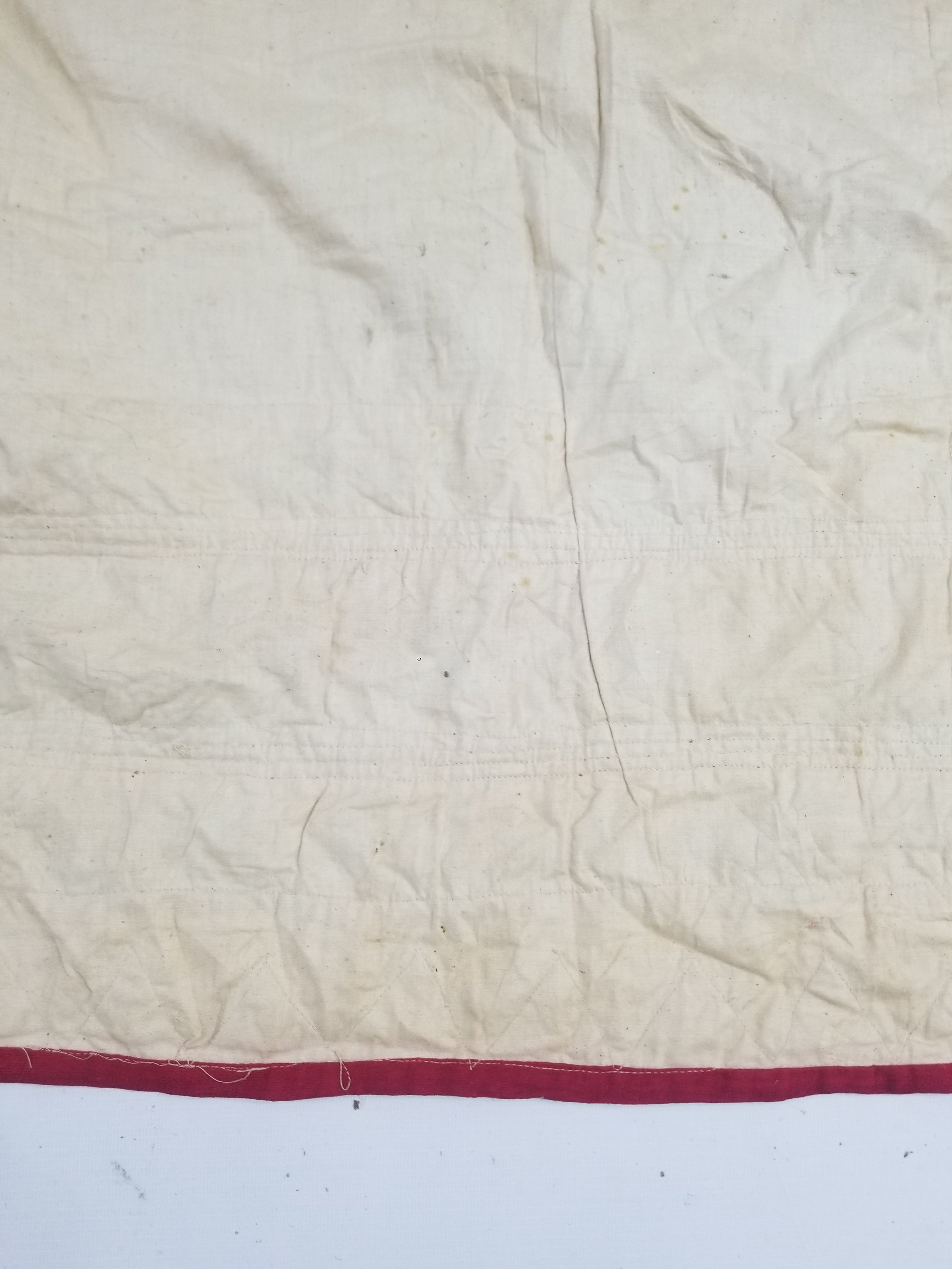 Vintage Indian Kutch Floral Embroidered Mirrorwork Textile Shawl 180x84cm