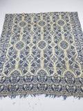 Antique AD1851 American Jacquard Handwoven Reversible Blanket BERKS COUNTY 208x164cm