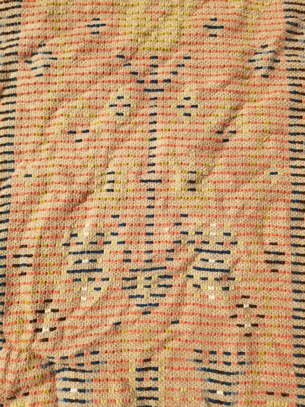Antique Traditional Handwoven Turkish Tulu Wool Shaggy Rug 101x58cm
