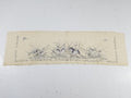 Vintage Chinese Silk Embroidered Crane & Bamboo Tapestry 156x45cm