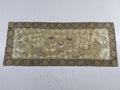 Vintage Chinese Silver Metallic Embroidered Dragon Tapestry 150x61cm