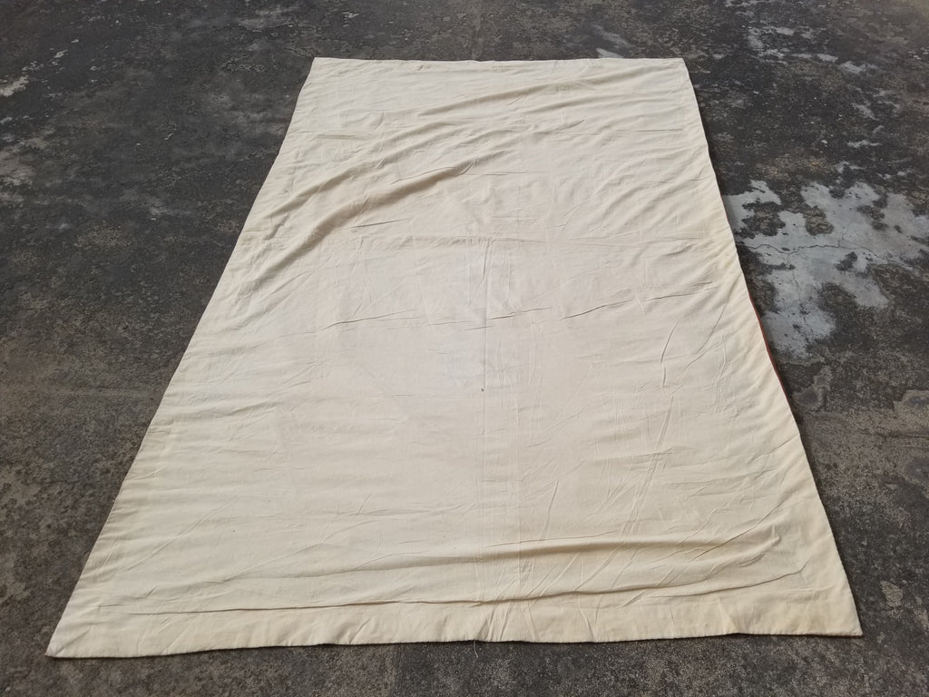 Vintage French Needlepoint Aubusson Style Baroque Floral Wool Rug 235x145cm
