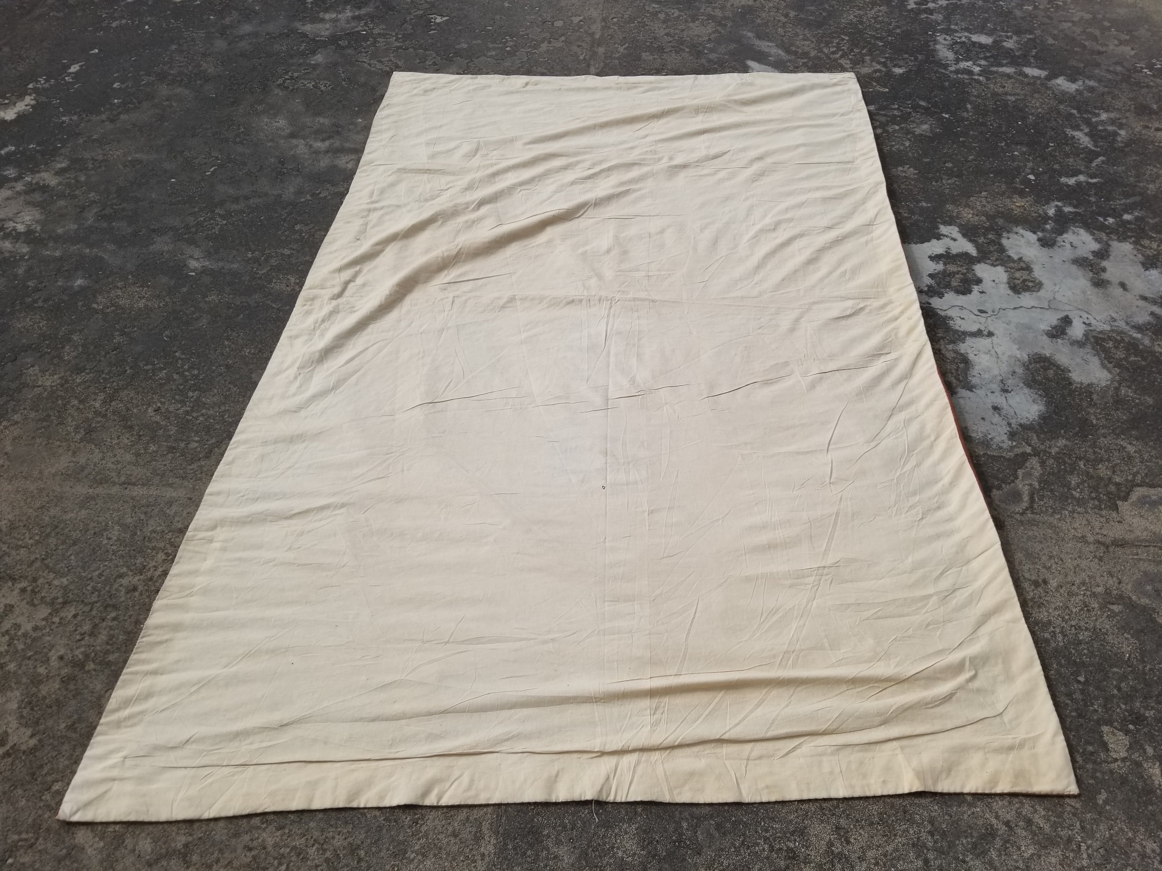 Vintage French Needlepoint Aubusson Style Baroque Floral Wool Rug 235x145cm