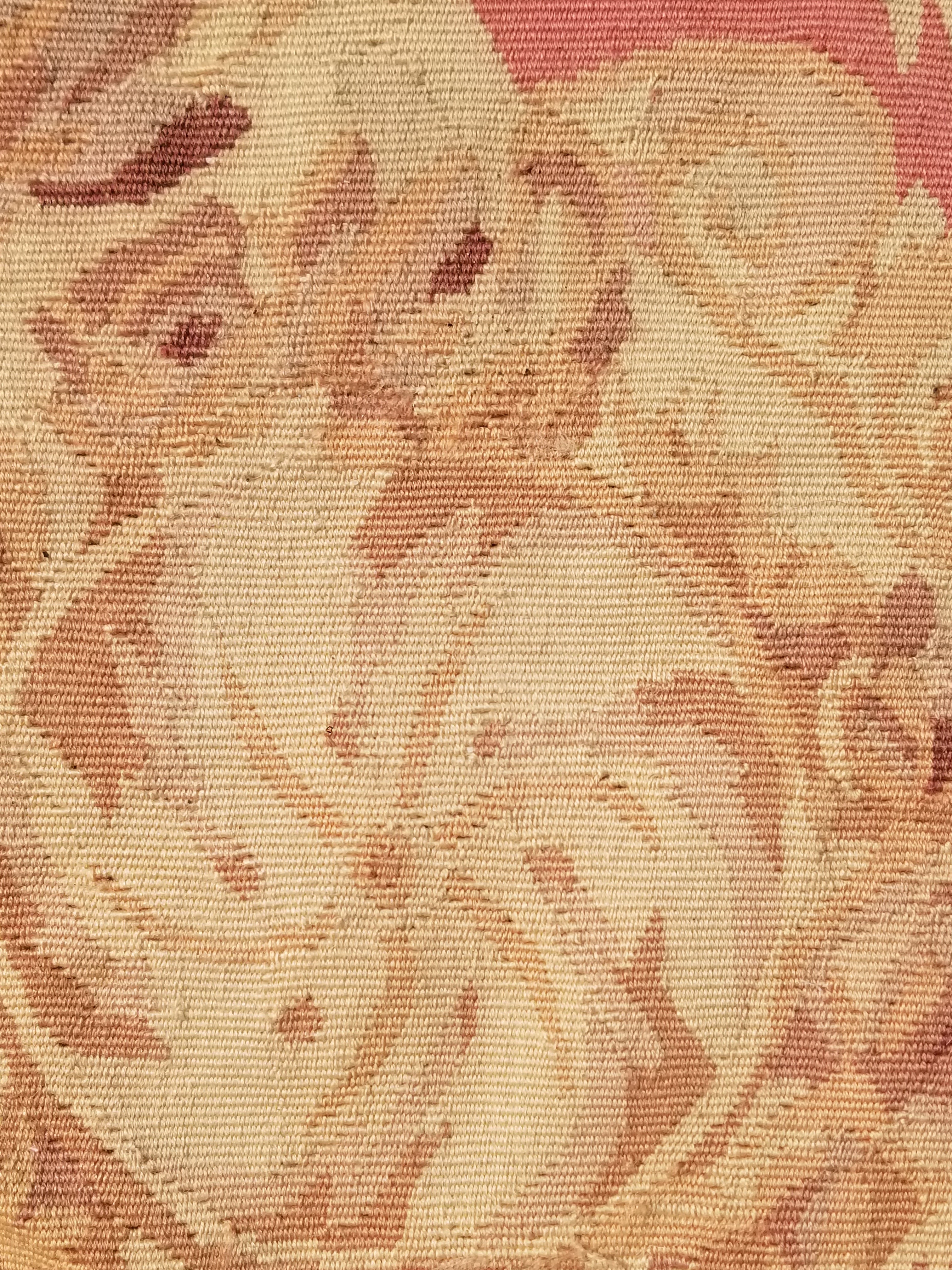 Antique Handwoven French Aubusson Ornate Floral Wool Rug 151x90cm