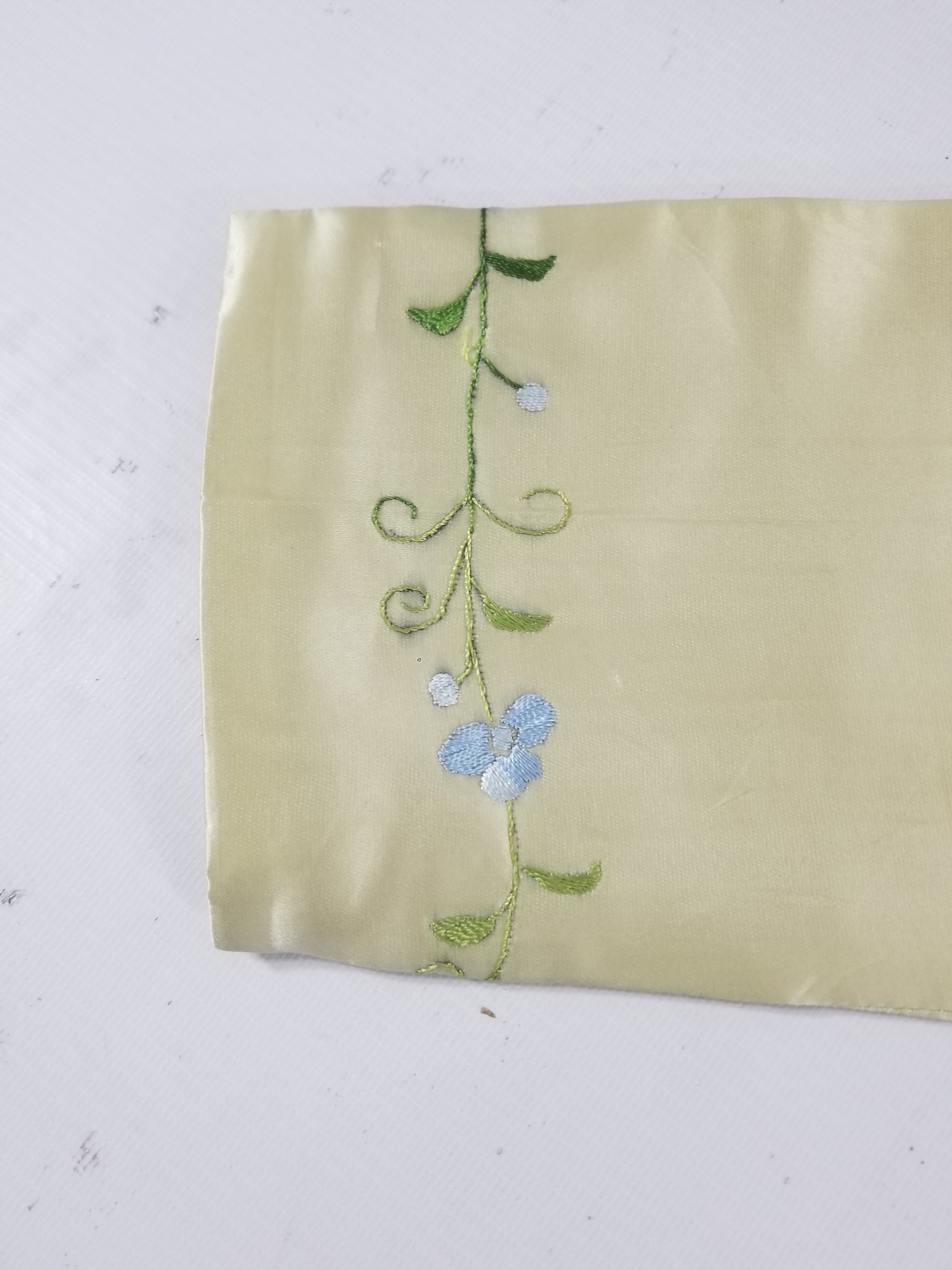 Antique Traditional Chinese Hand Embroidered Floral & Phoenix Motif Silk Coat