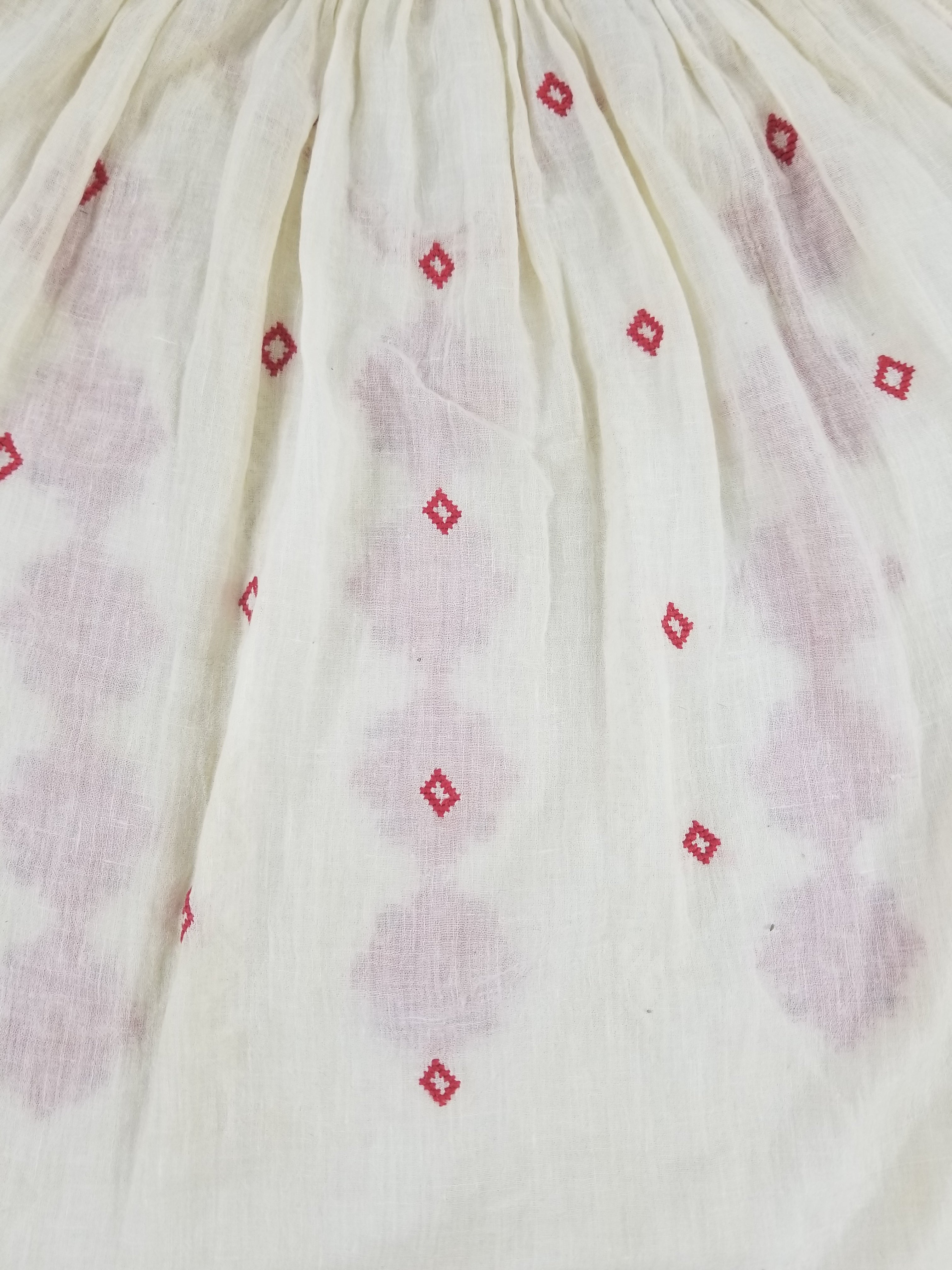 Vintage Romanian Vyshyvanka Embroidered Peasant Blouse