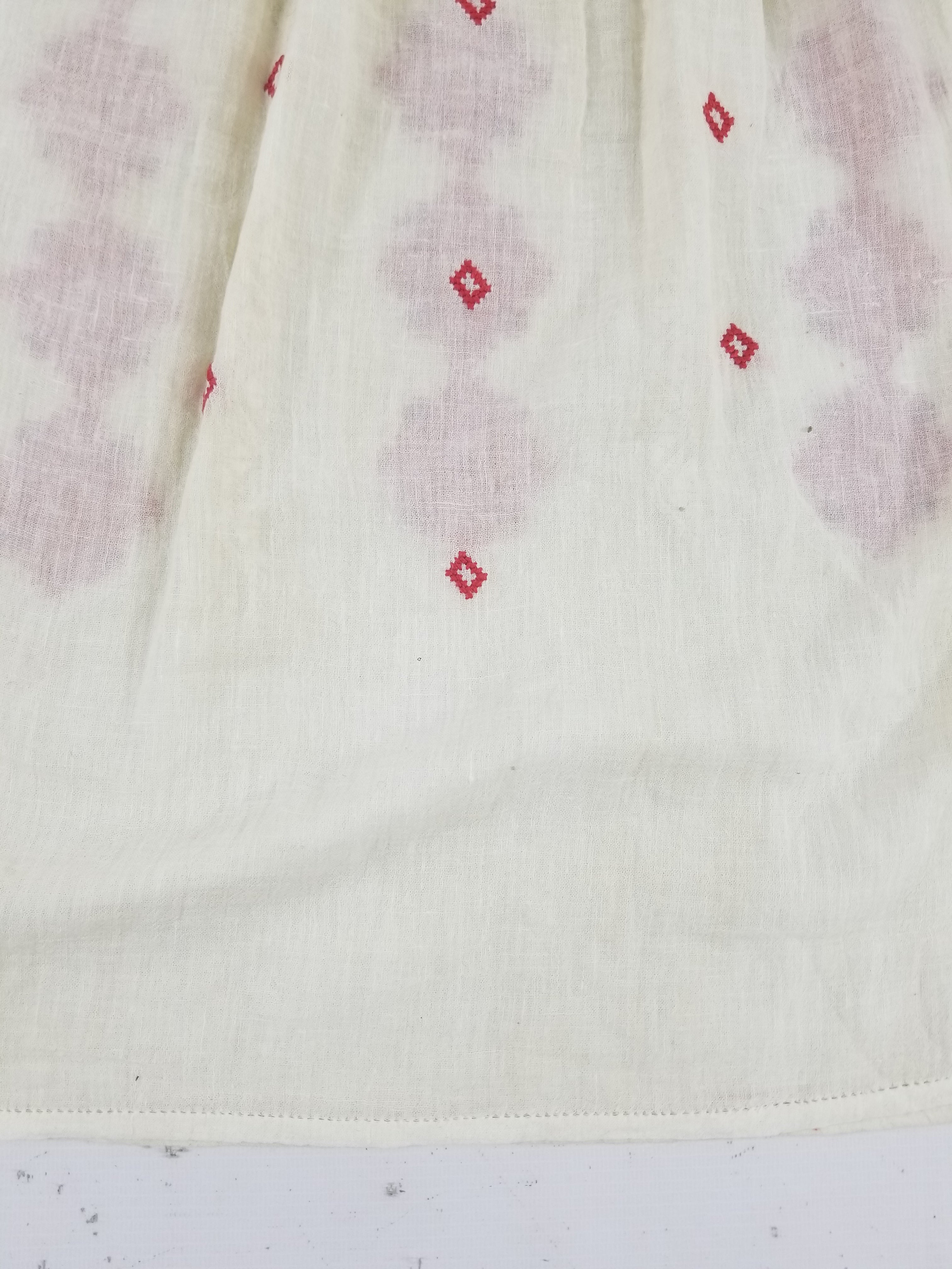 Vintage Romanian Vyshyvanka Embroidered Peasant Blouse