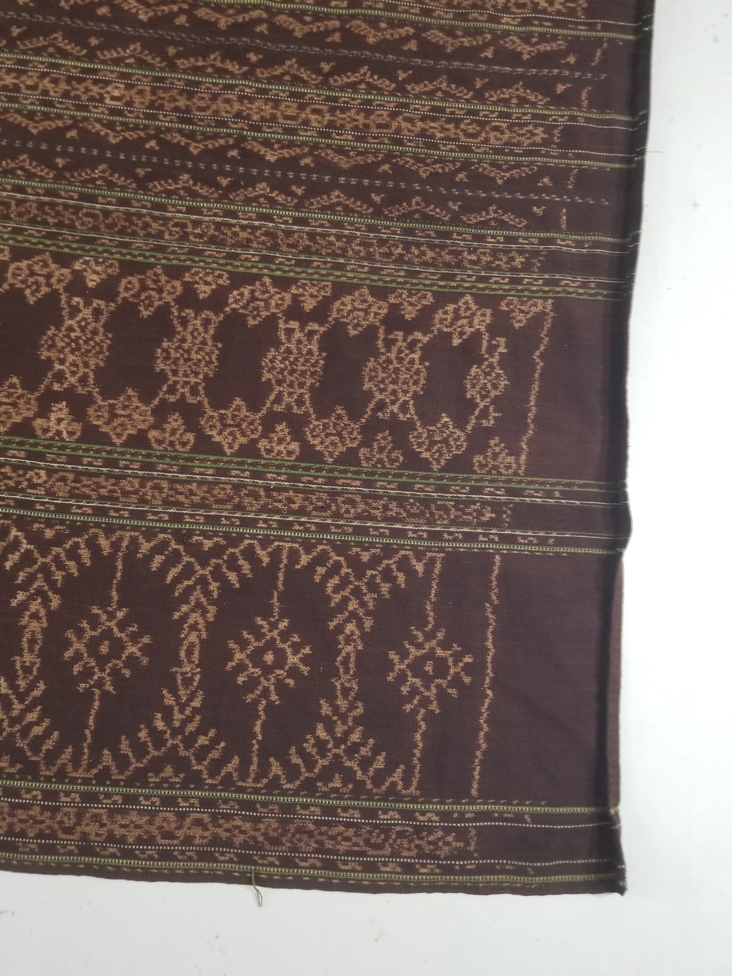 Vintage Traditional Indonesian Ikat Handwoven Tribal Textile 163x130cm