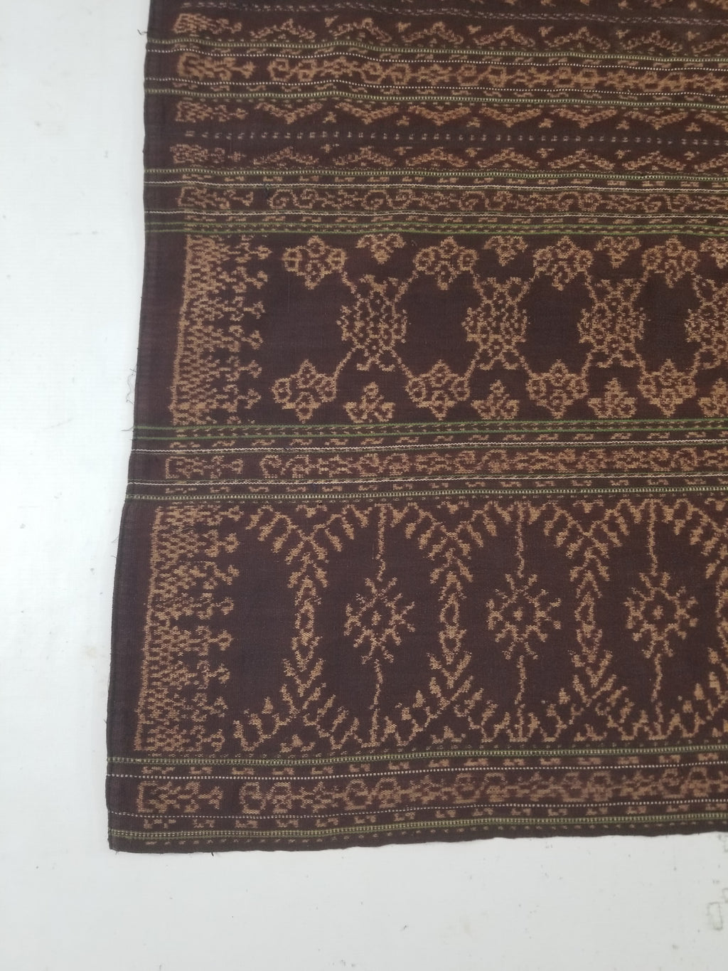 Vintage Traditional Indonesian Ikat Handwoven Tribal Textile 163x130cm