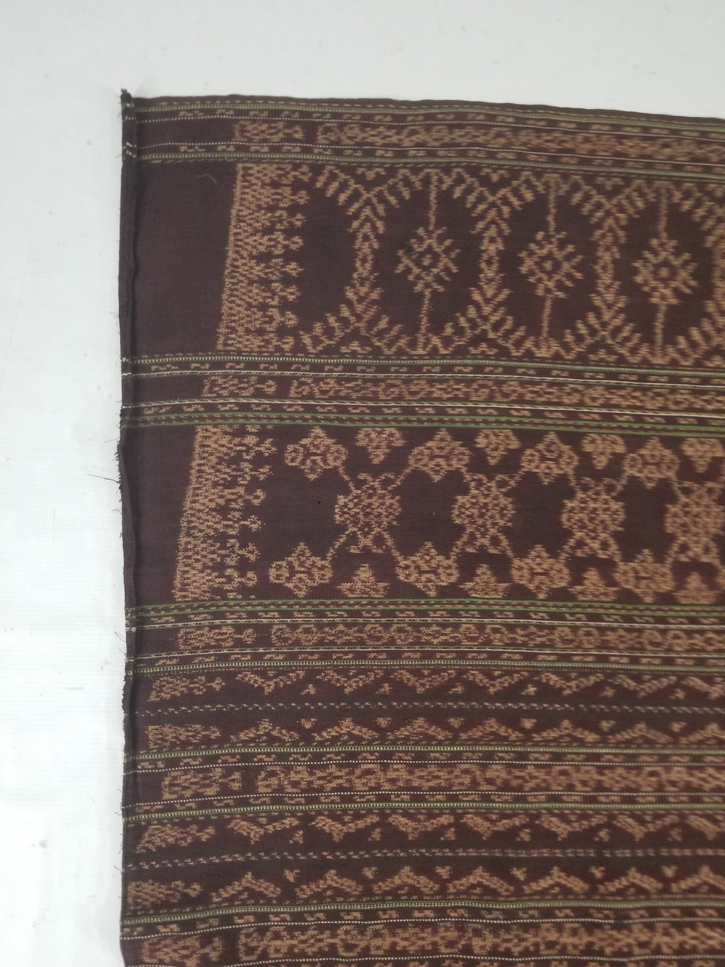 Vintage Traditional Indonesian Ikat Handwoven Tribal Textile 163x130cm