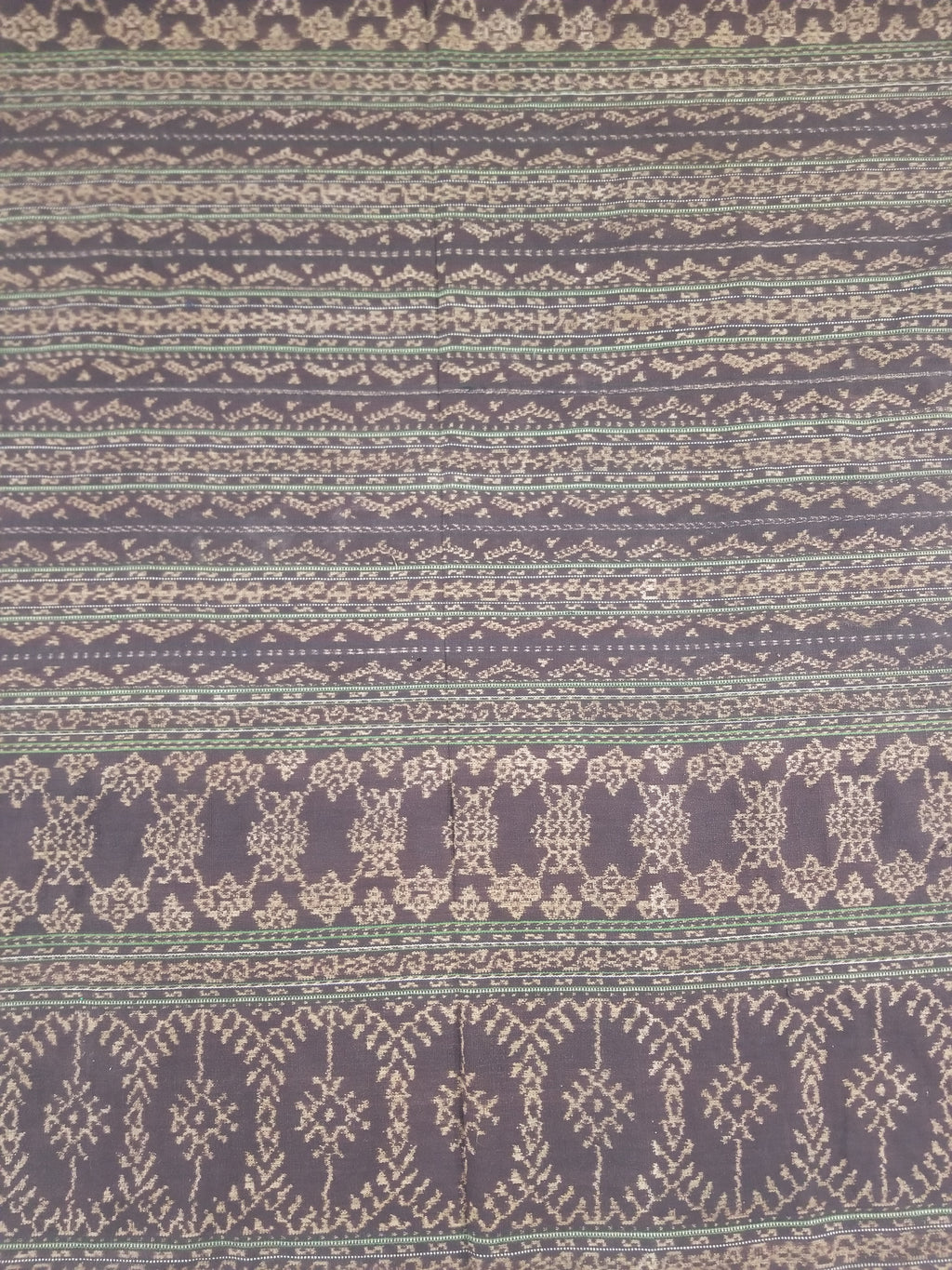 Vintage Traditional Indonesian Ikat Handwoven Tribal Textile 163x130cm
