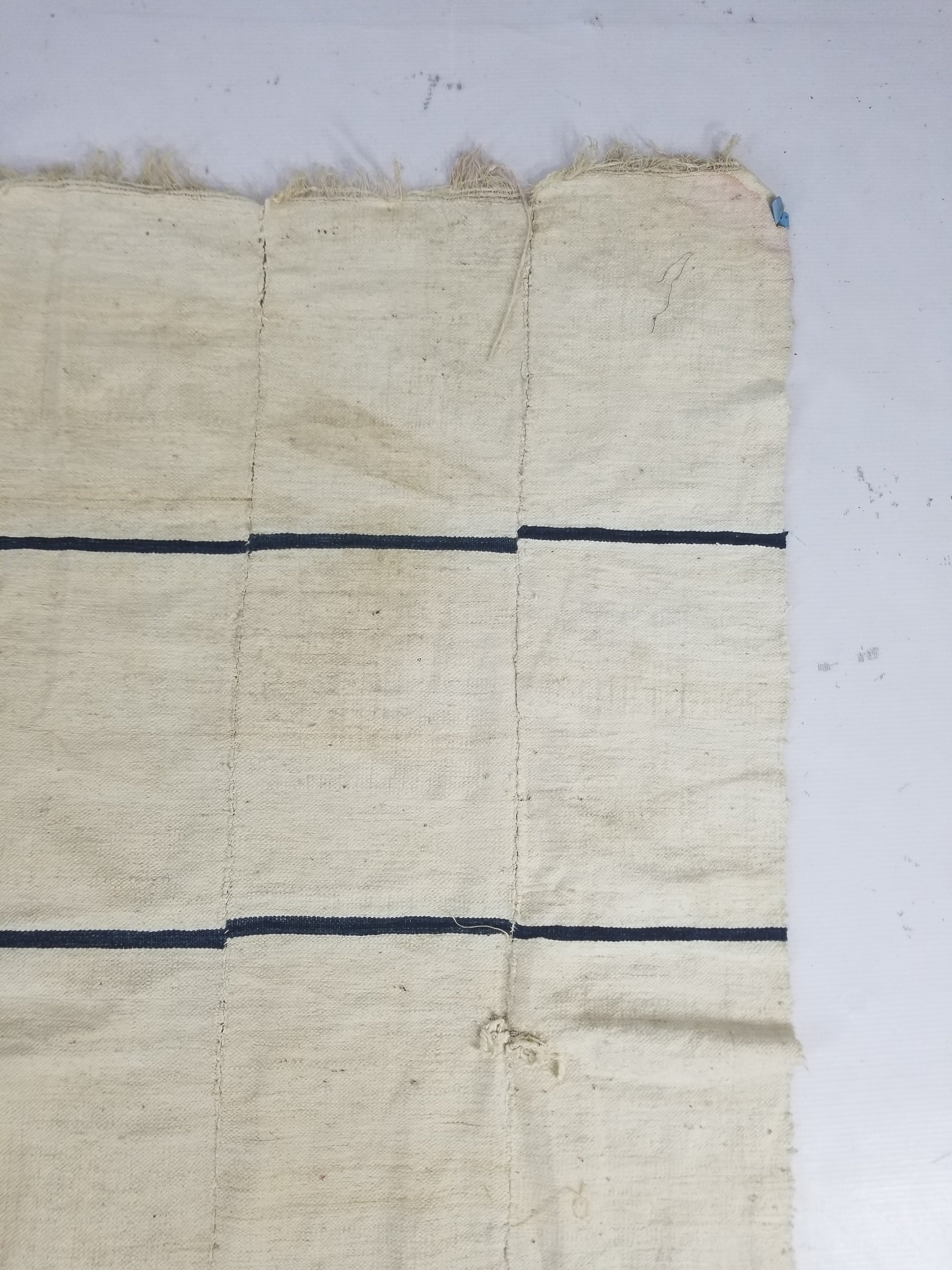 Vintage African Kente Cloth Handwoven Ghananian Textile 226x130cm