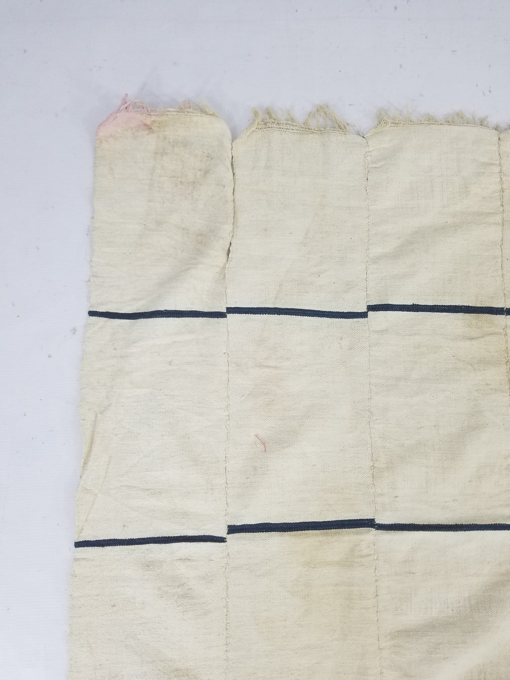 Vintage African Kente Cloth Handwoven Ghananian Textile 226x130cm