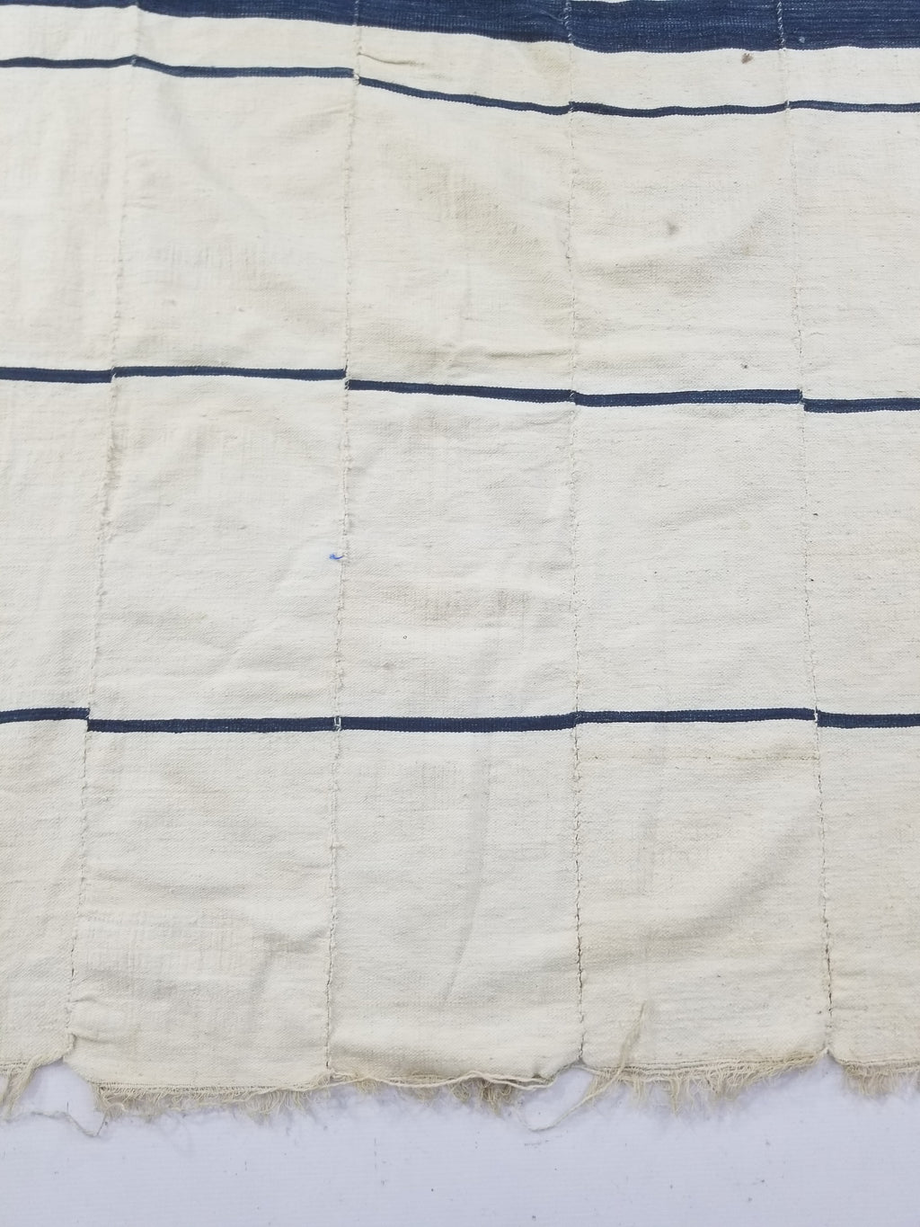 Vintage African Kente Cloth Handwoven Ghananian Textile 226x130cm