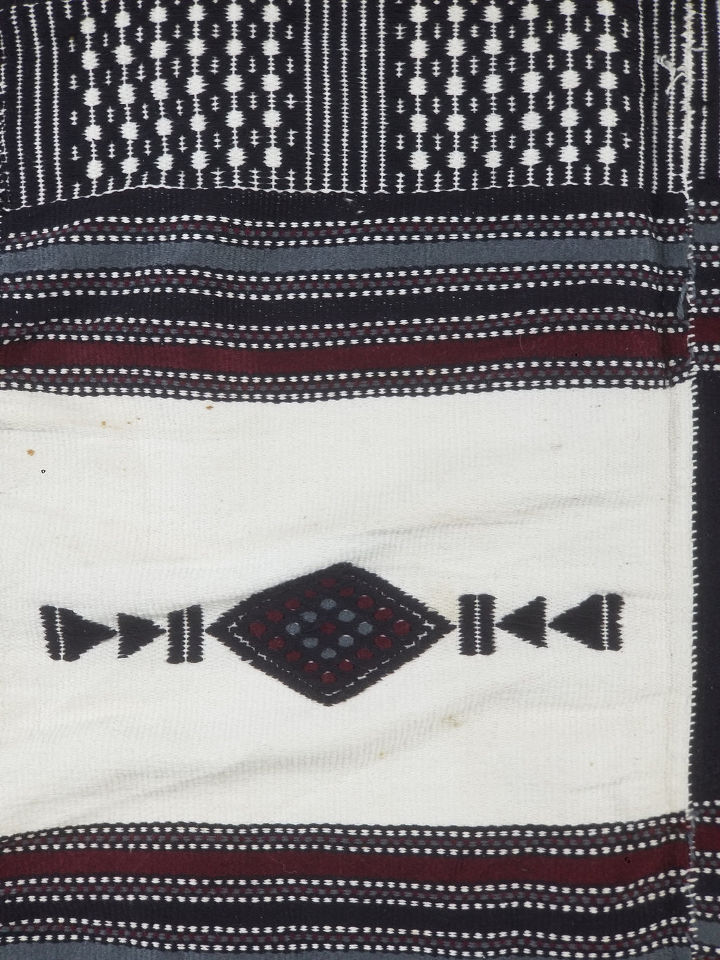 Vintage Traditional African Handwoven Fulani Khasa Blanket 213x153cm