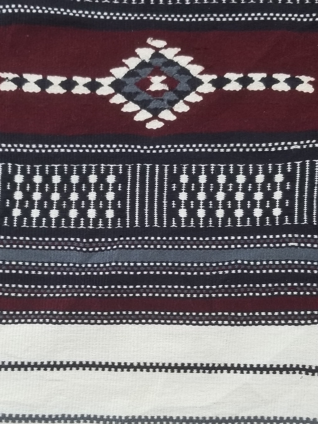Vintage Traditional African Handwoven Fulani Khasa Blanket 213x153cm