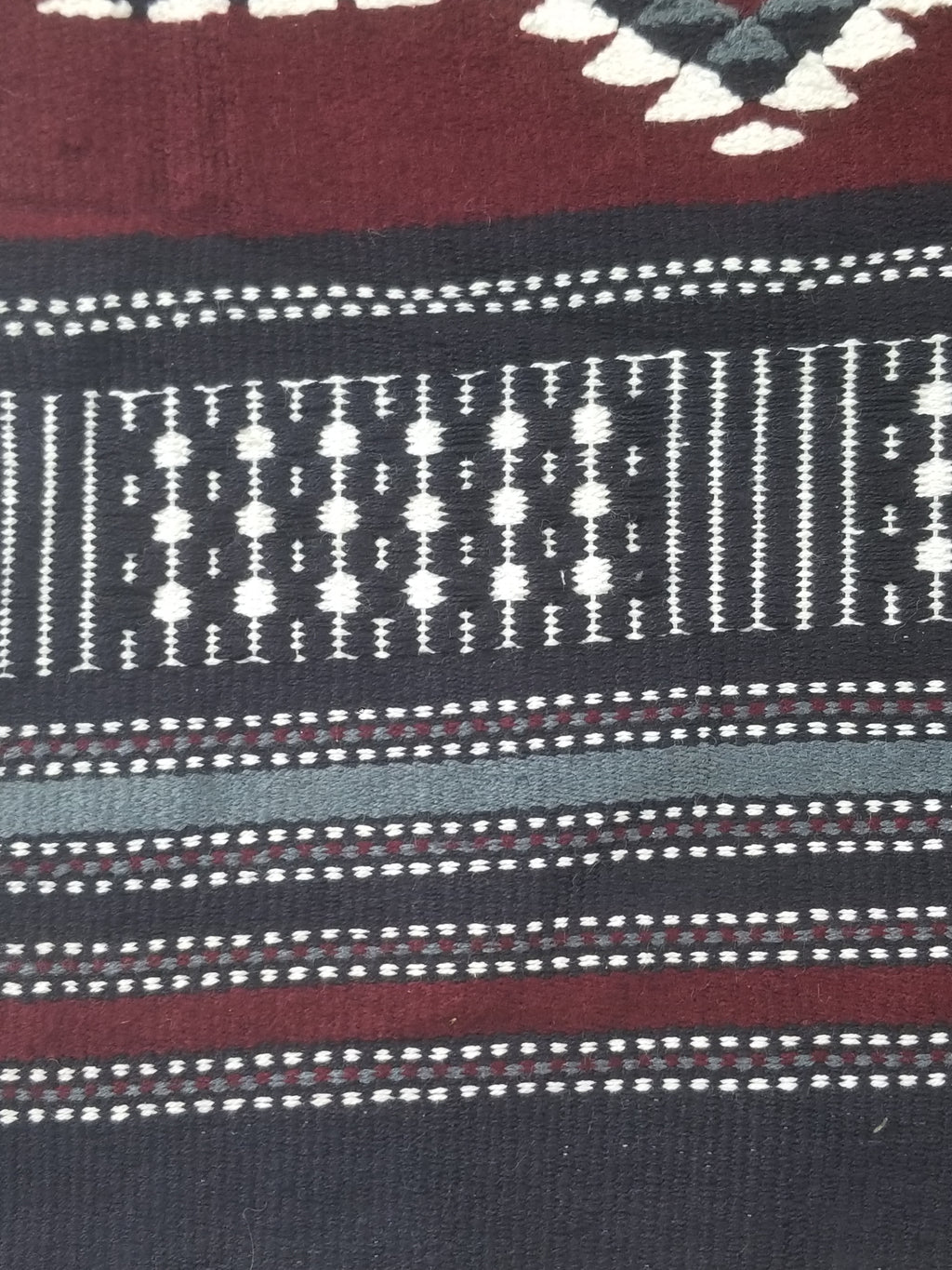 Vintage Traditional African Handwoven Fulani Khasa Blanket 213x153cm