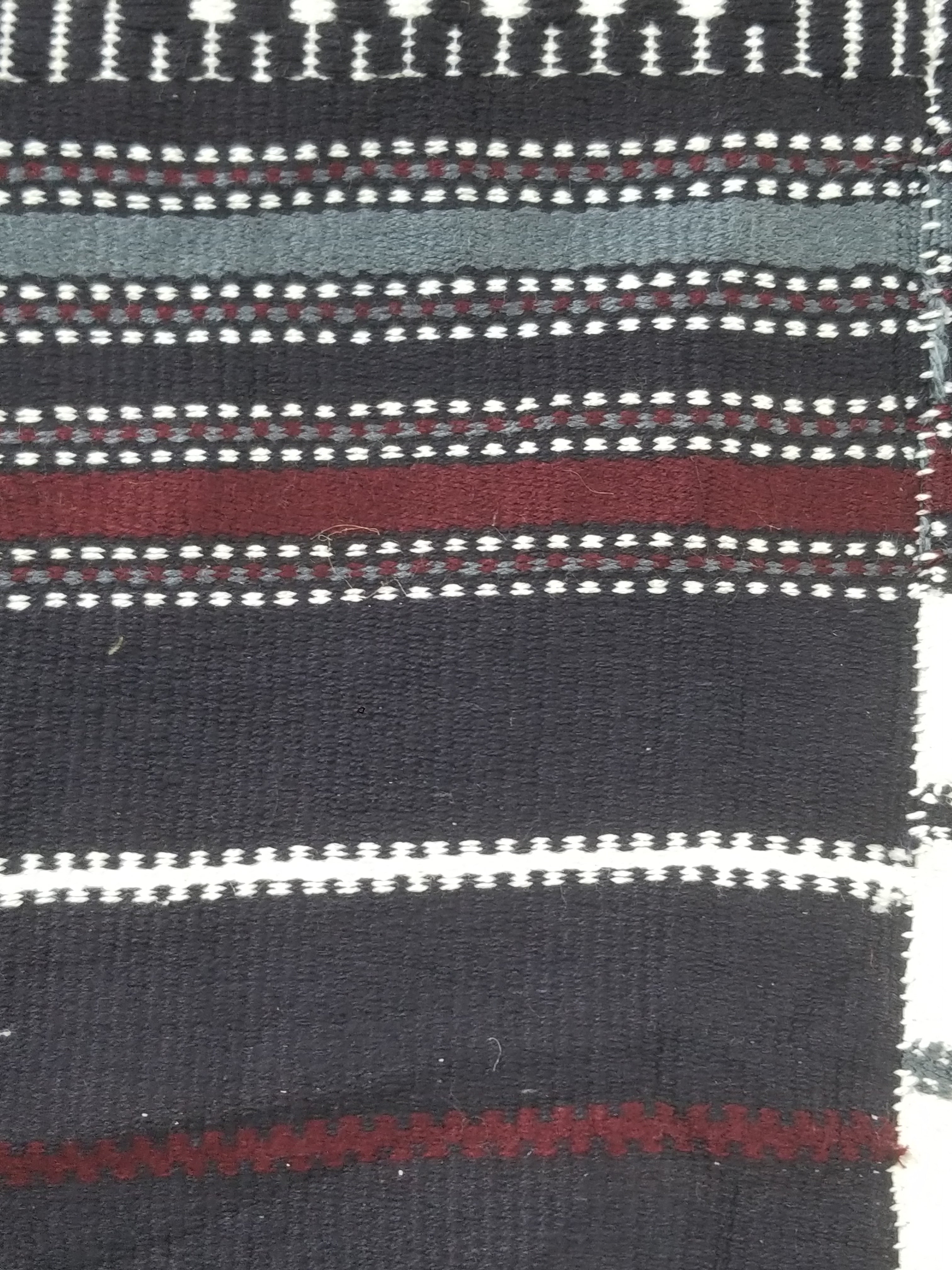 Vintage Traditional African Handwoven Fulani Khasa Blanket 213x153cm