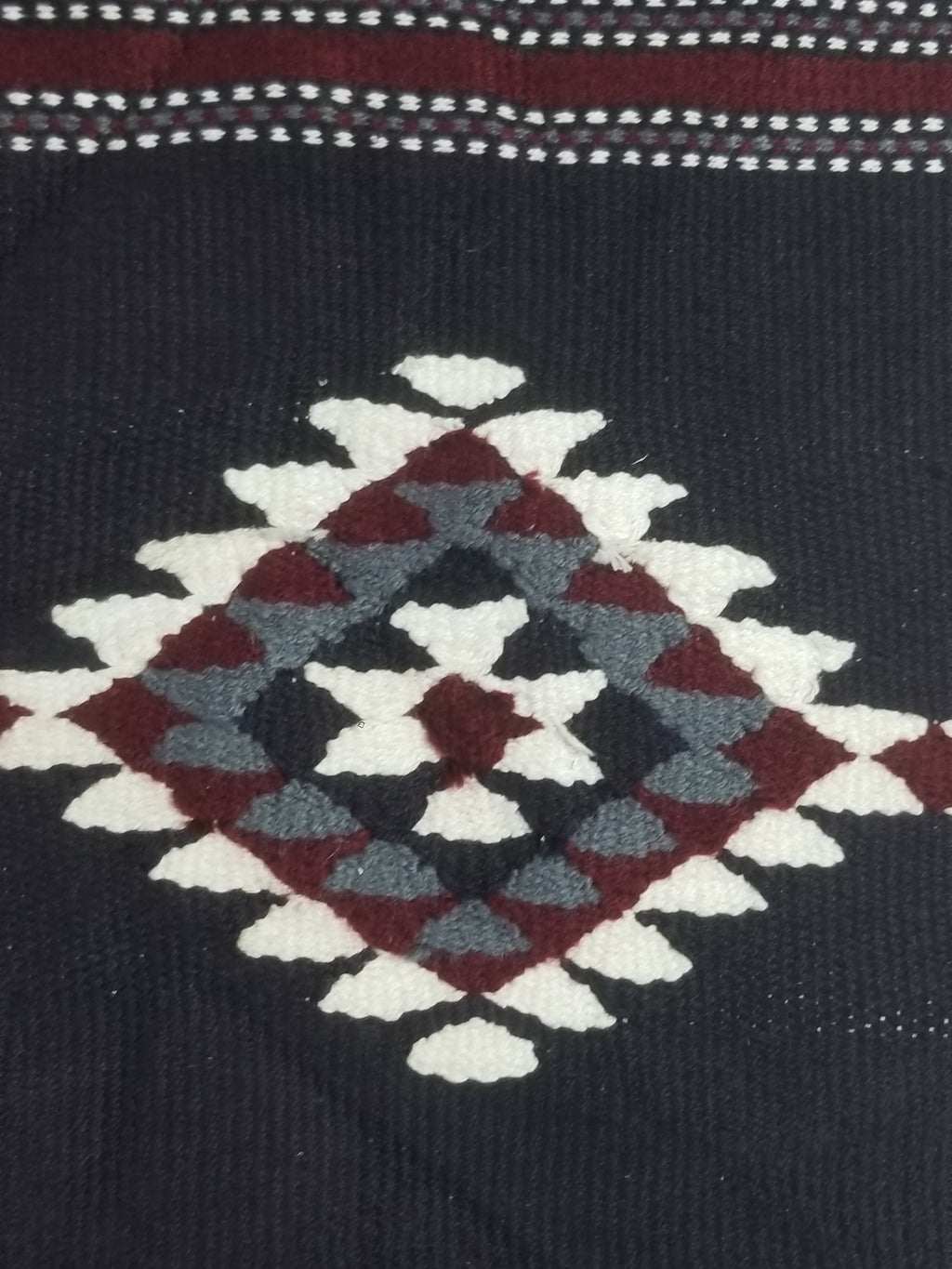 Vintage Traditional African Handwoven Fulani Khasa Blanket 213x153cm