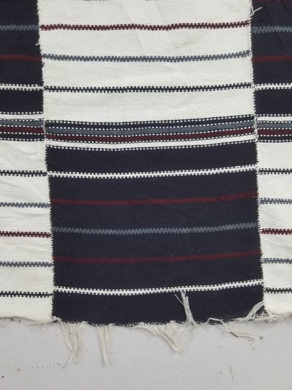 Vintage Traditional African Handwoven Fulani Khasa Blanket 213x153cm