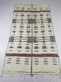 Vintage Traditional African Handwoven Tribal Fulani Khasa Blanket 226x122cm