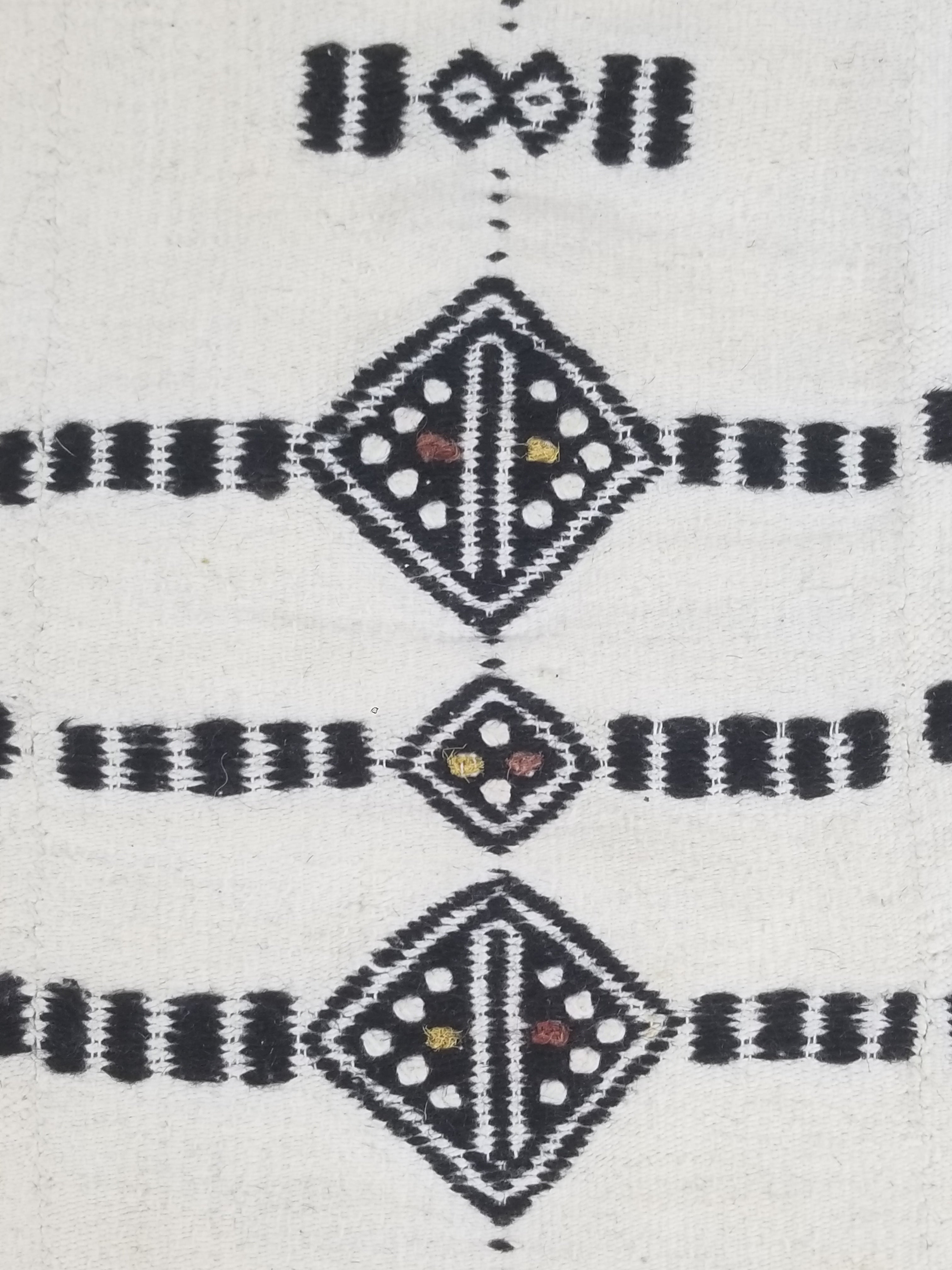 Vintage Traditional African Handwoven Tribal Fulani Khasa Blanket 226x122cm
