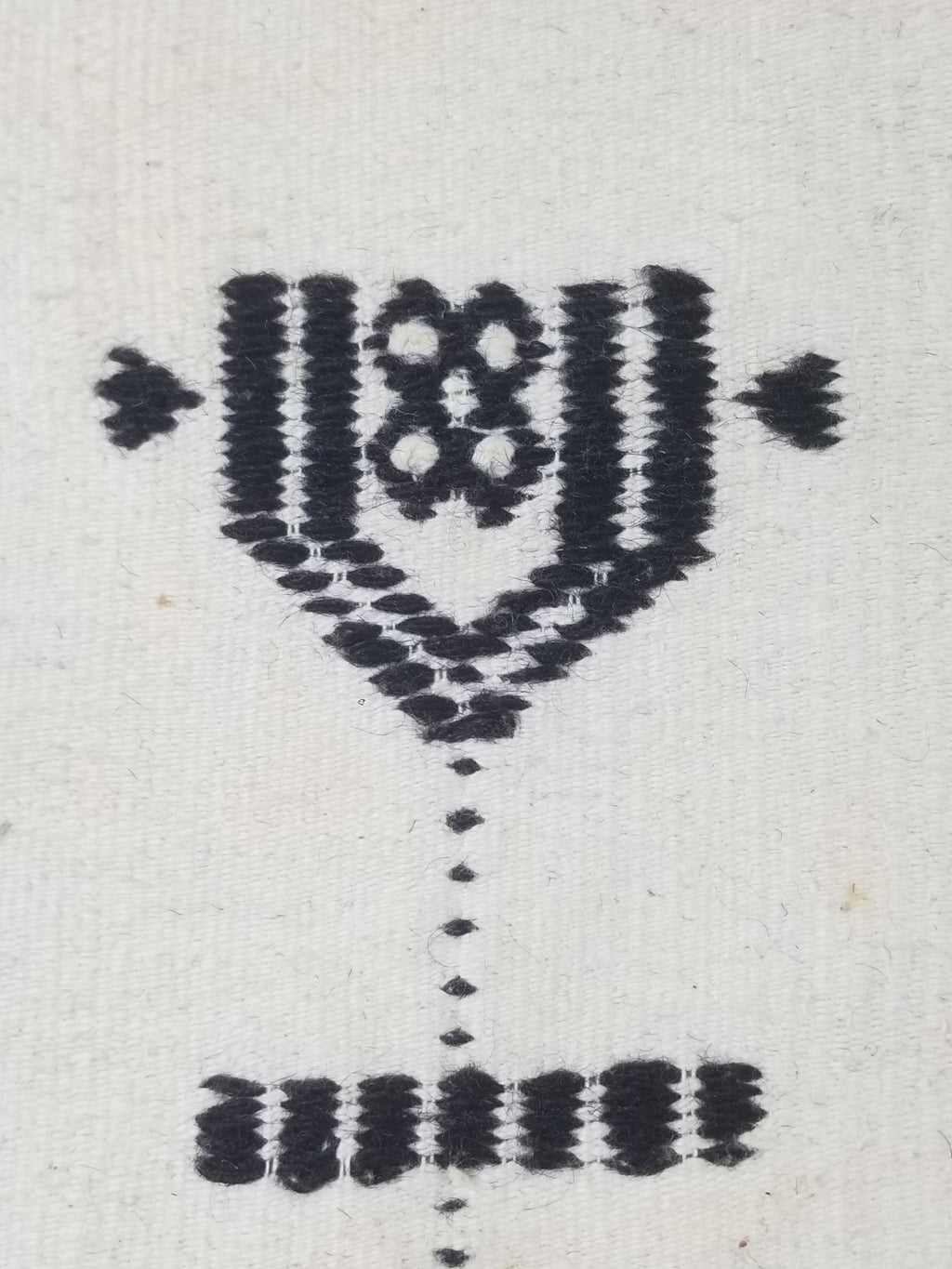 Vintage Traditional African Handwoven Tribal Fulani Khasa Blanket 226x122cm