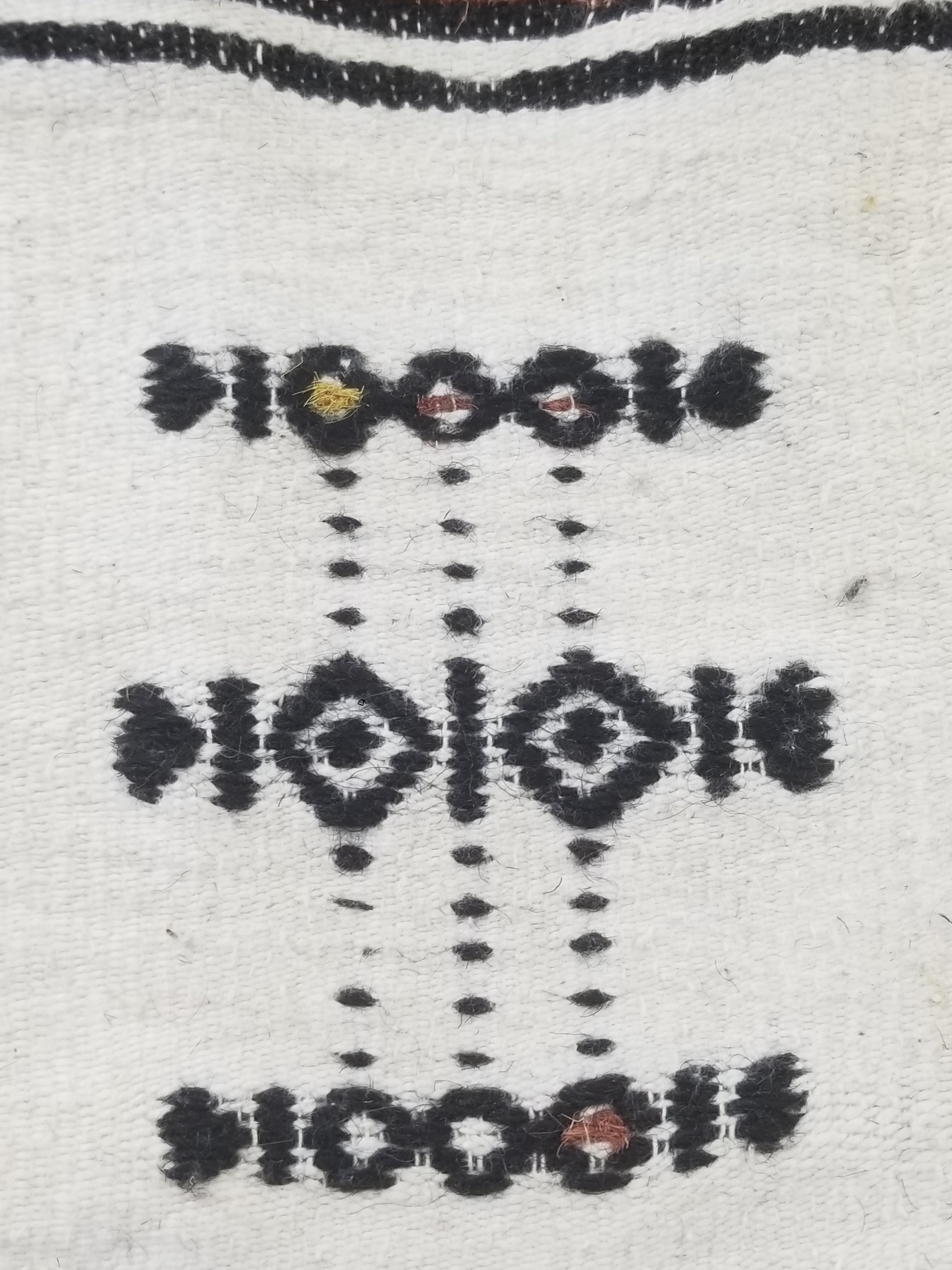 Vintage Traditional African Handwoven Tribal Fulani Khasa Blanket 226x122cm