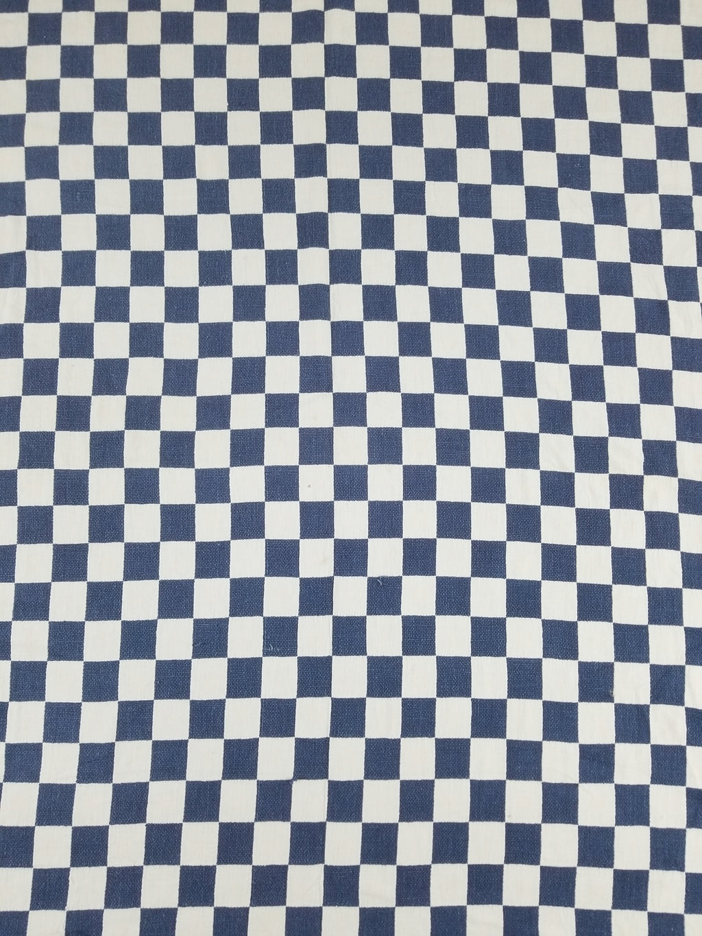 Vintage Traditional African Handwoven Checkerboard Textile Throw 226x197cm