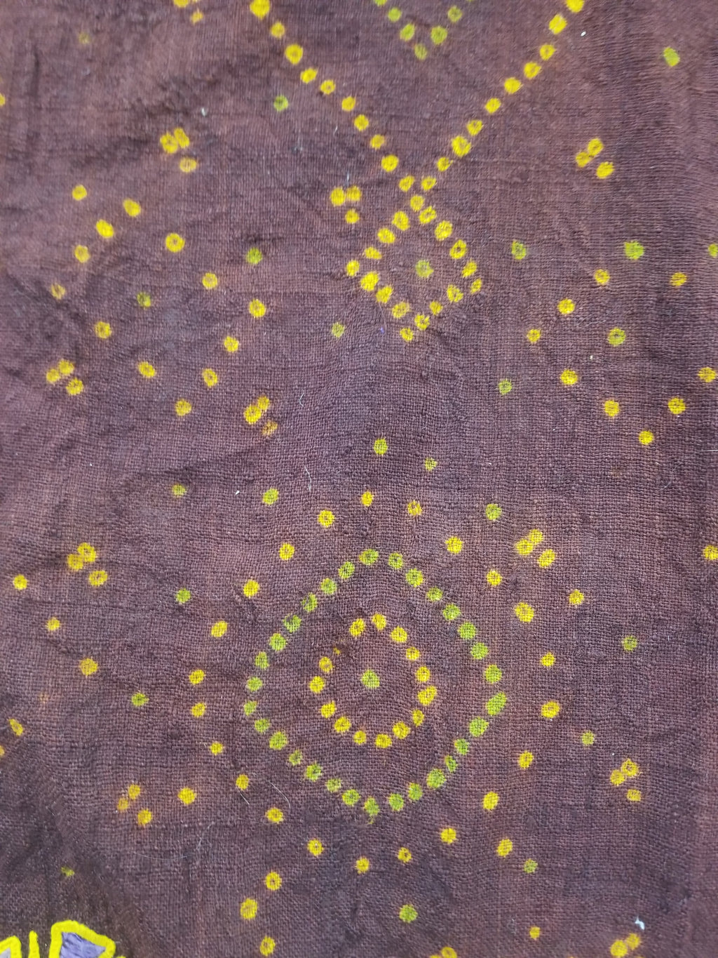 Vintage Traditional Indian Rabari Hand Embroidered Mirror Work Shawl 270x113cm