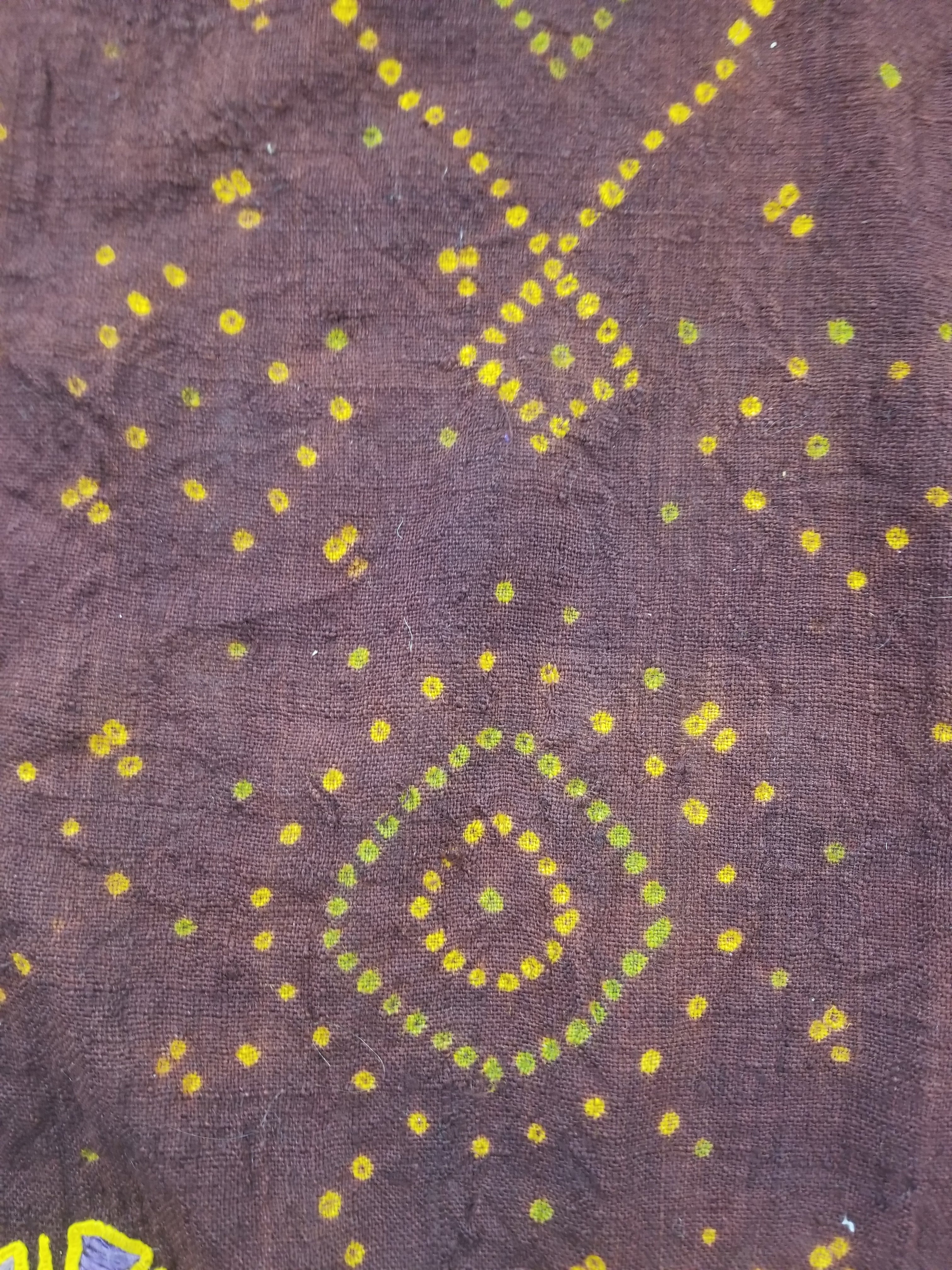 Vintage Traditional Indian Rabari Hand Embroidered Mirror Work Shawl 270x113cm