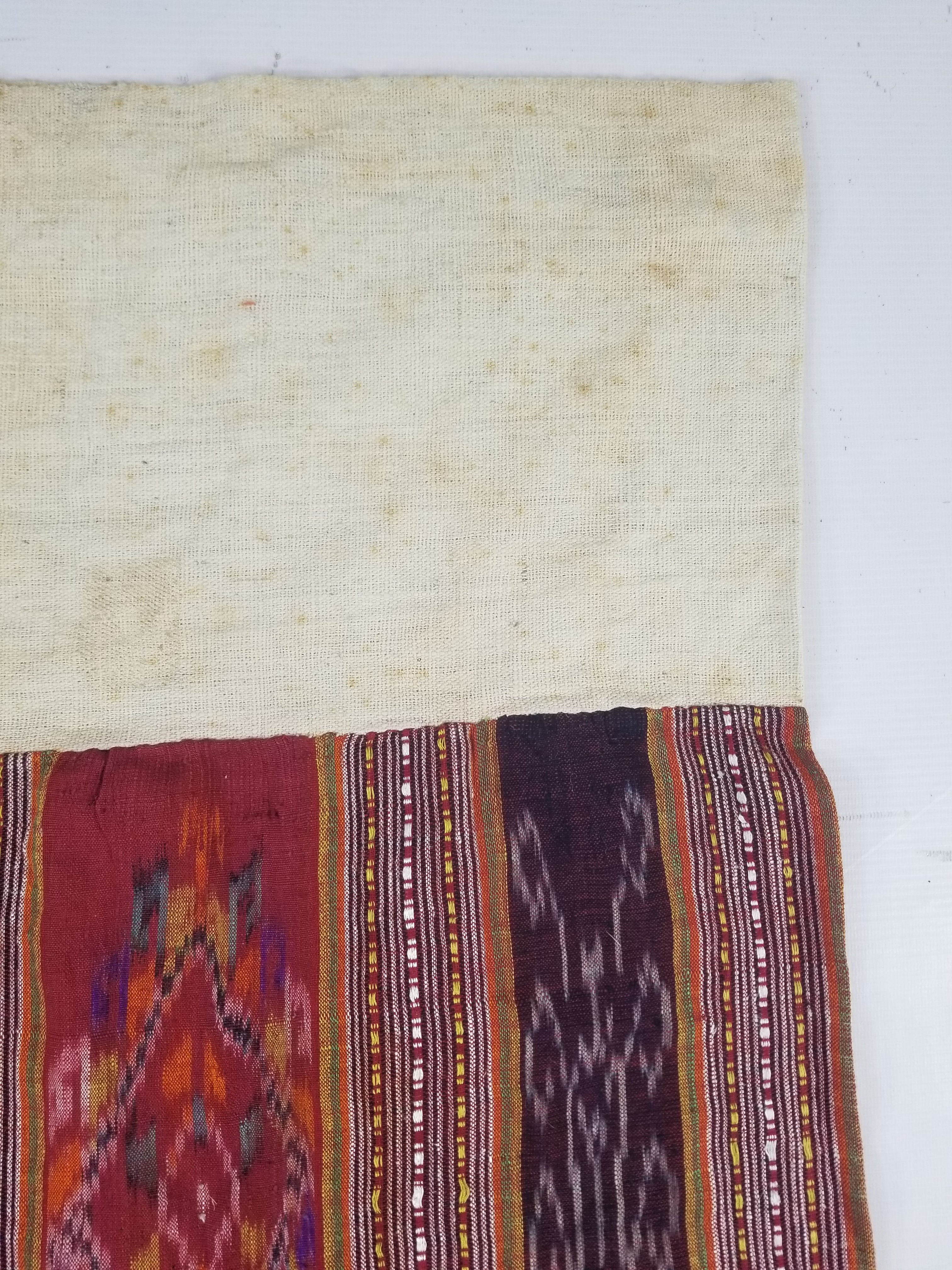 Vintage Traditional Laotian Handwoven Ethnic Skirt 108x67cm
