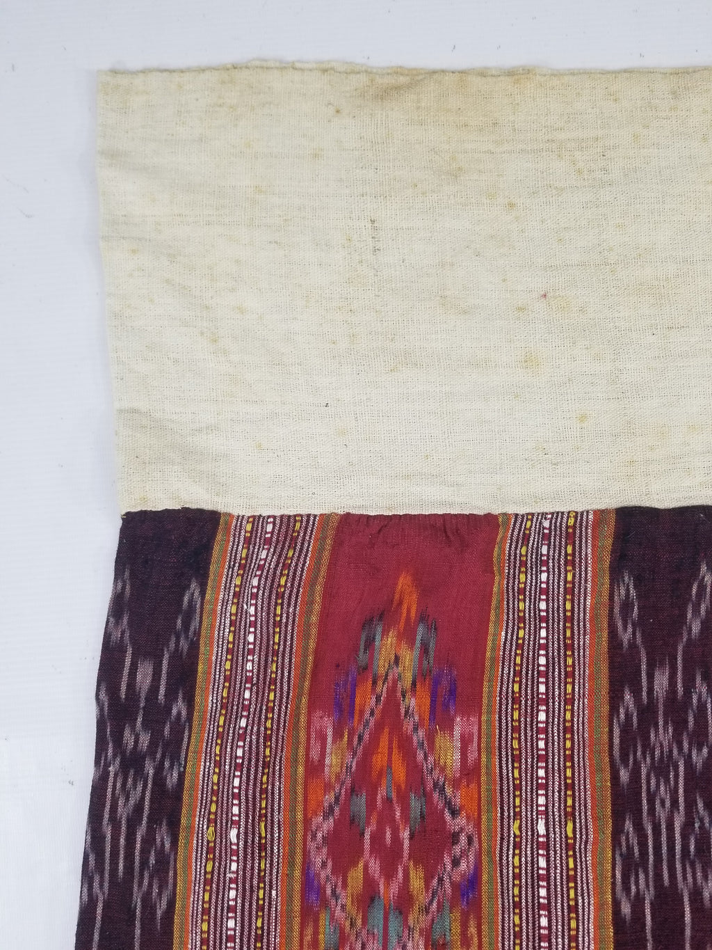 Vintage Traditional Laotian Handwoven Ethnic Skirt 108x67cm