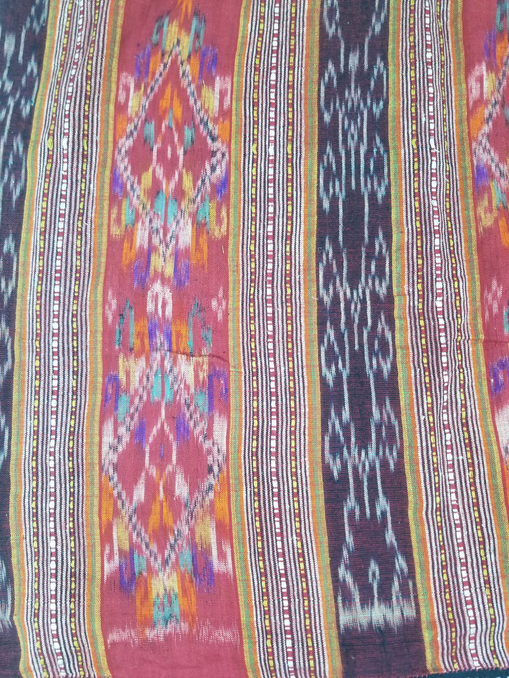 Vintage Traditional Laotian Handwoven Ethnic Skirt 108x67cm