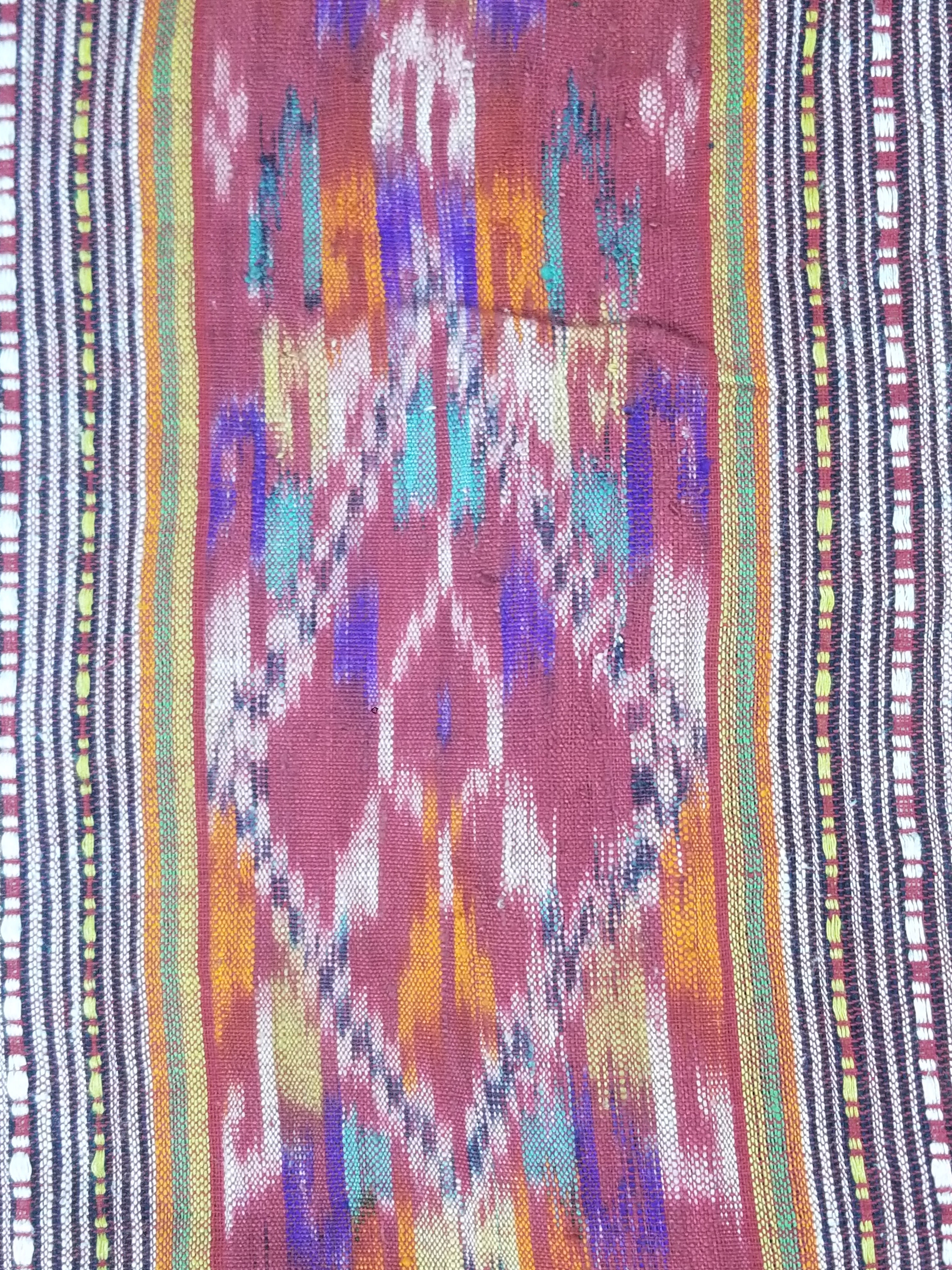 Vintage Traditional Laotian Handwoven Ethnic Skirt 108x67cm