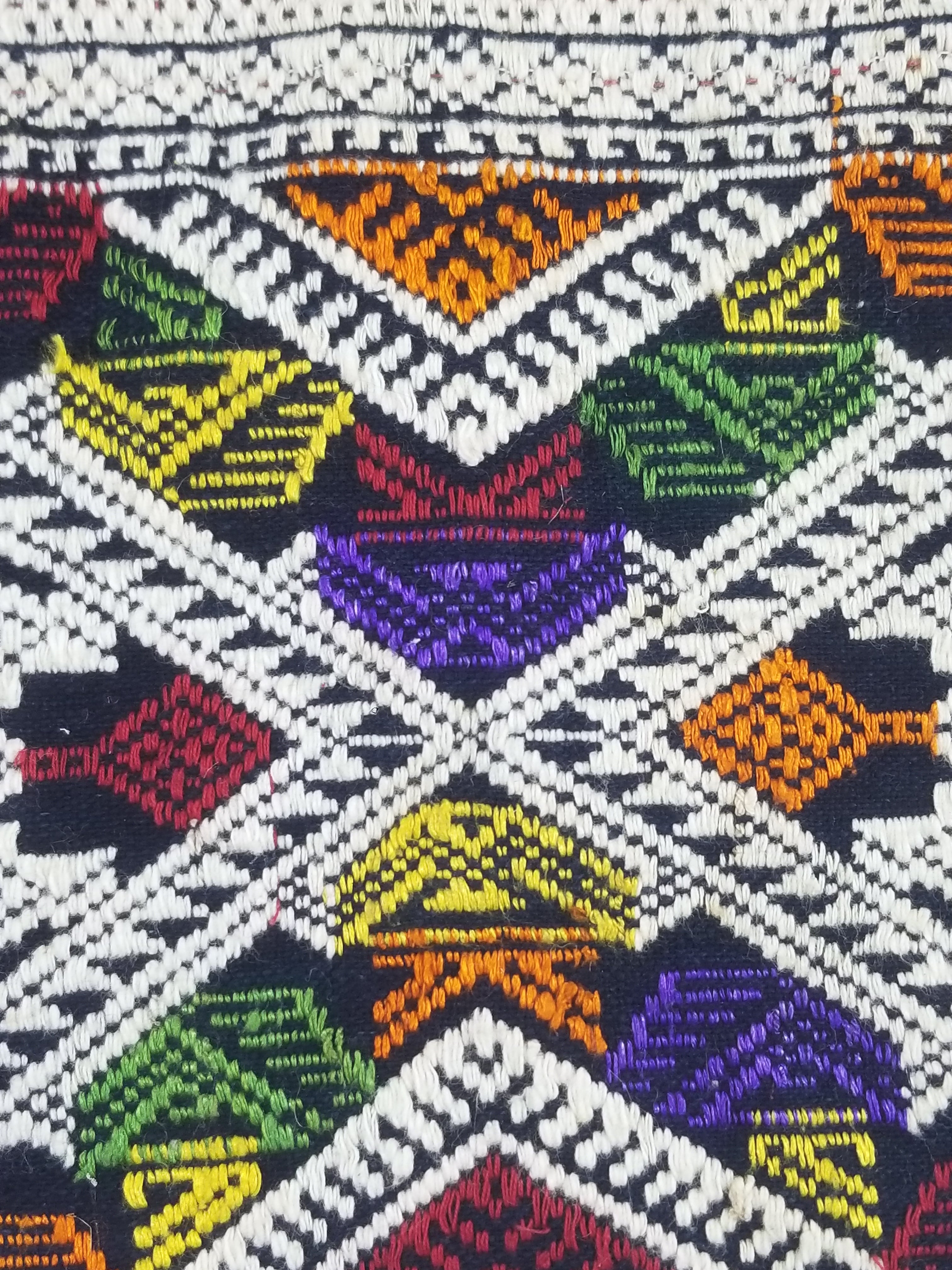 Vintage Traditional Laotian Handwoven Ethnic Skirt 108x67cm