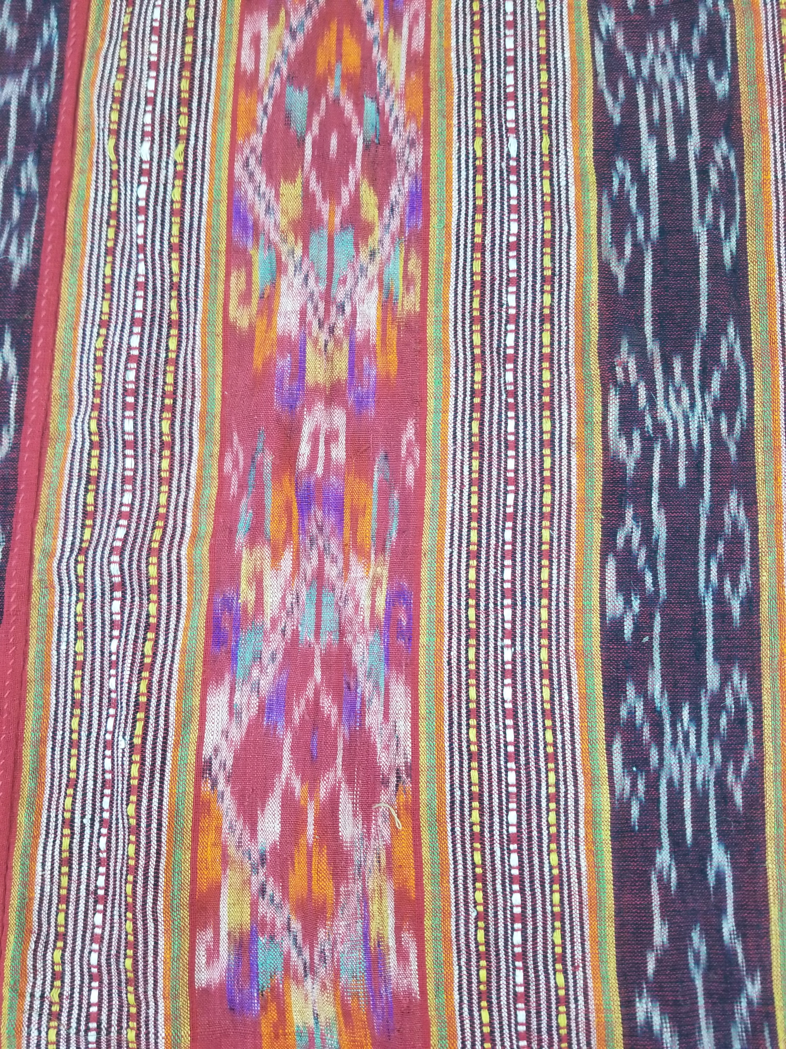 Vintage Traditional Laotian Handwoven Ethnic Skirt 108x67cm