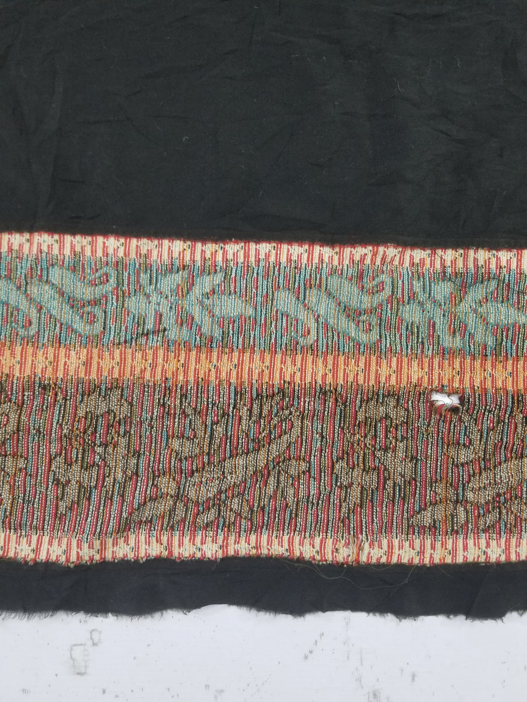 Antique Traditional Kashmiri Jamawar Style Paisley Wool Shawl 185x185cm