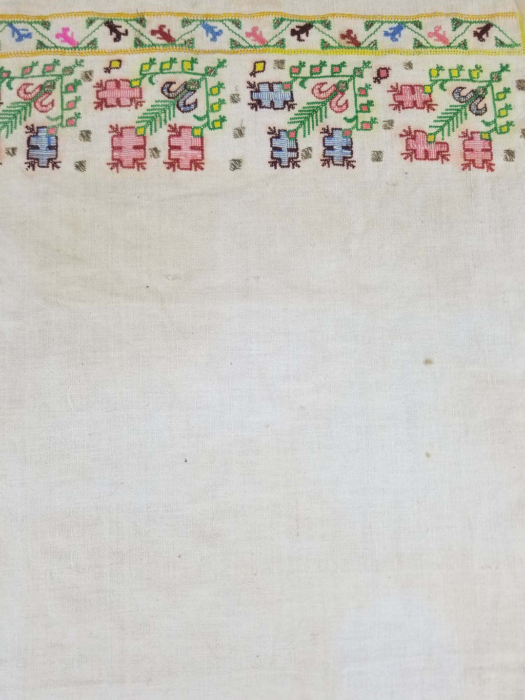 Vintage Traditional Ottoman Folk Embroidered Towel 87x40cm