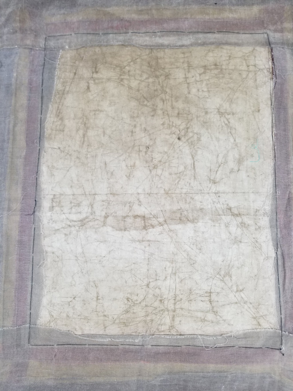 Vintage Tibetan Hand Painted Amitayus Thangka Wall Hanging 112x72cm