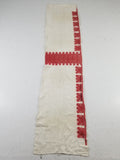 Vintage Traditional Ukrainian Rushnyk Folk Art Embroidered Textile 207x50cm
