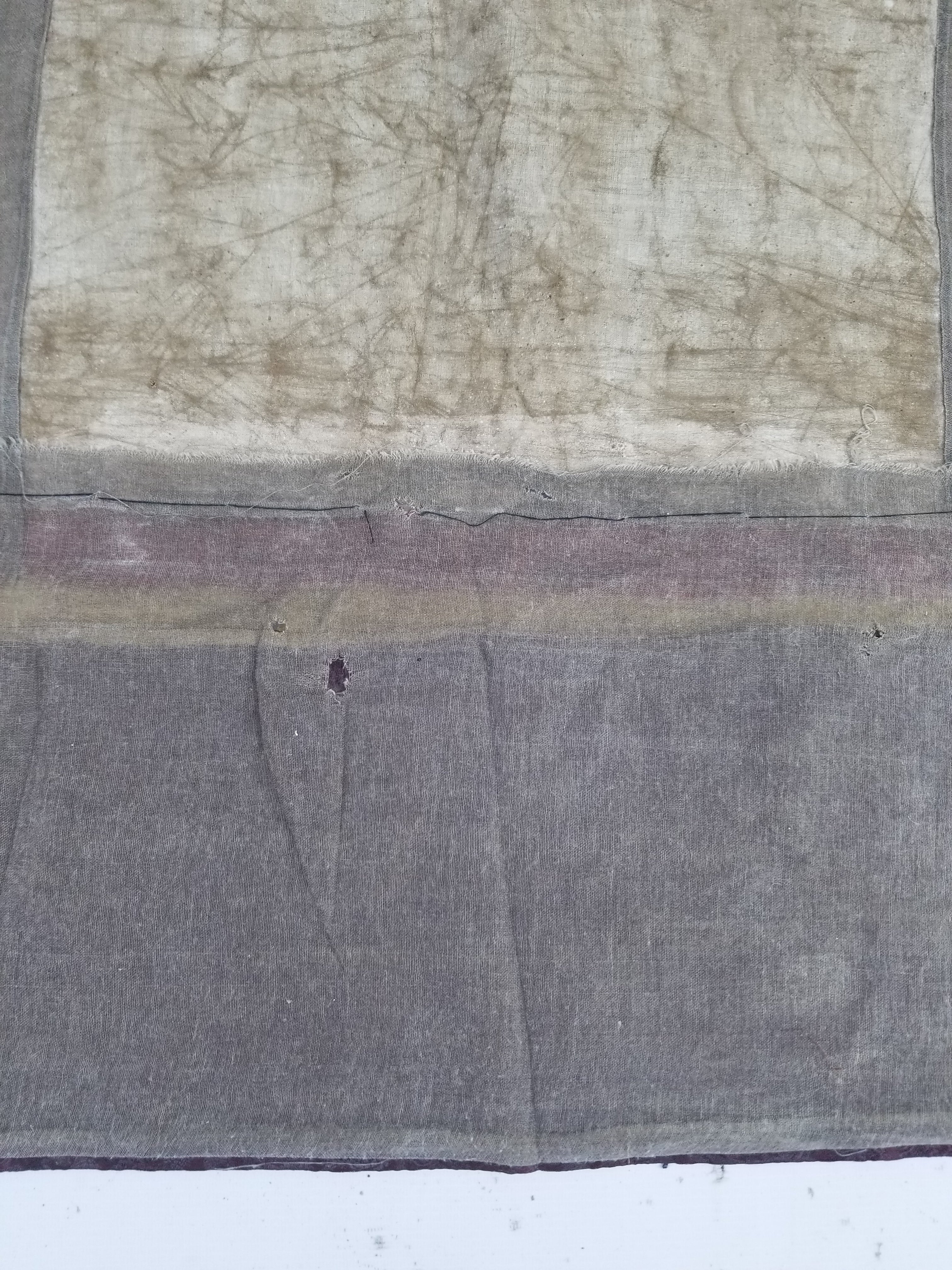 Antique Tibetan Hand Painted Amitayus Thangka Wall Hanging 113x69cm