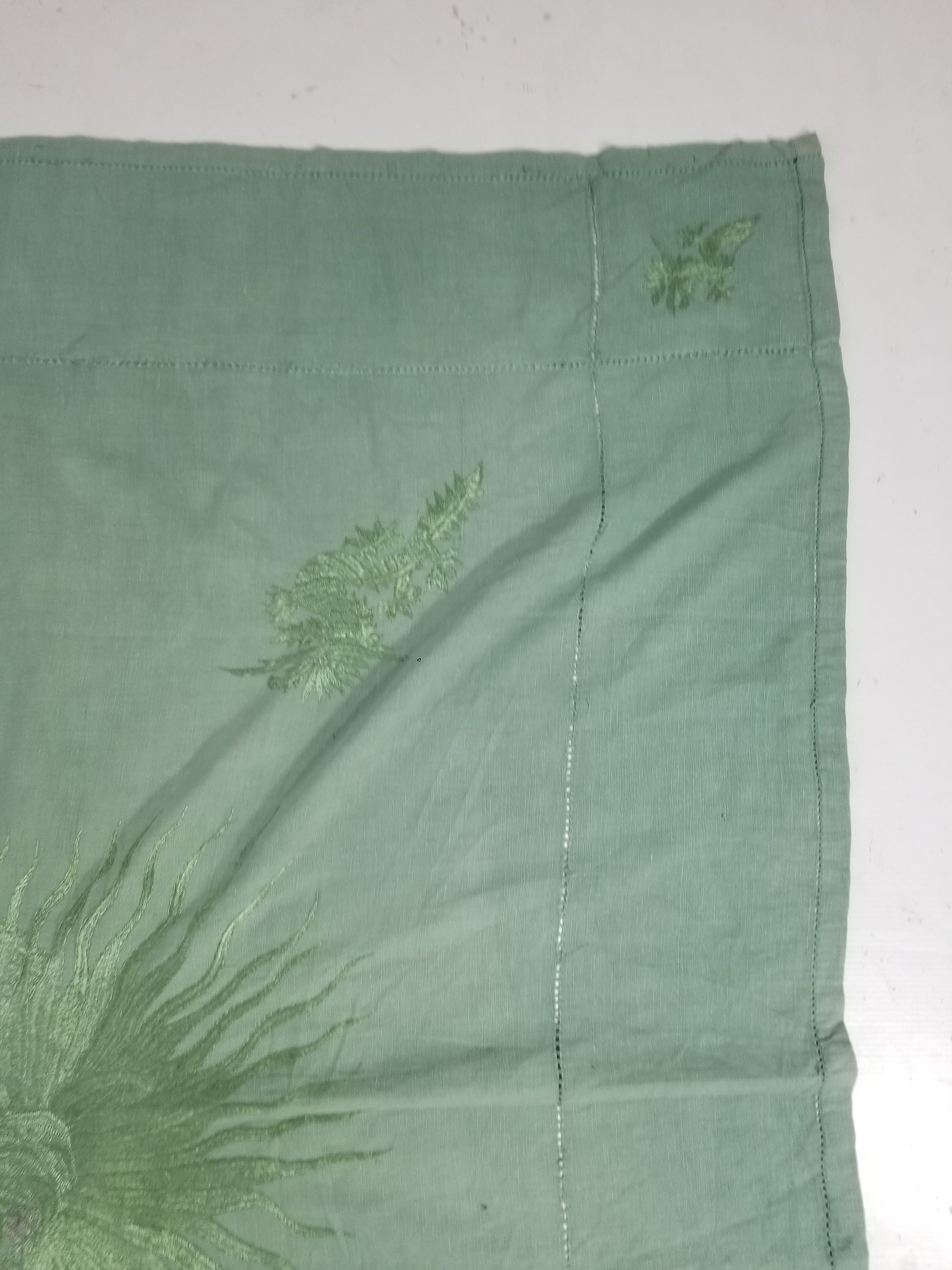 Vintage Chinese Silk Embroidered Mythological Dragon Motif Wall Hanging 213x135