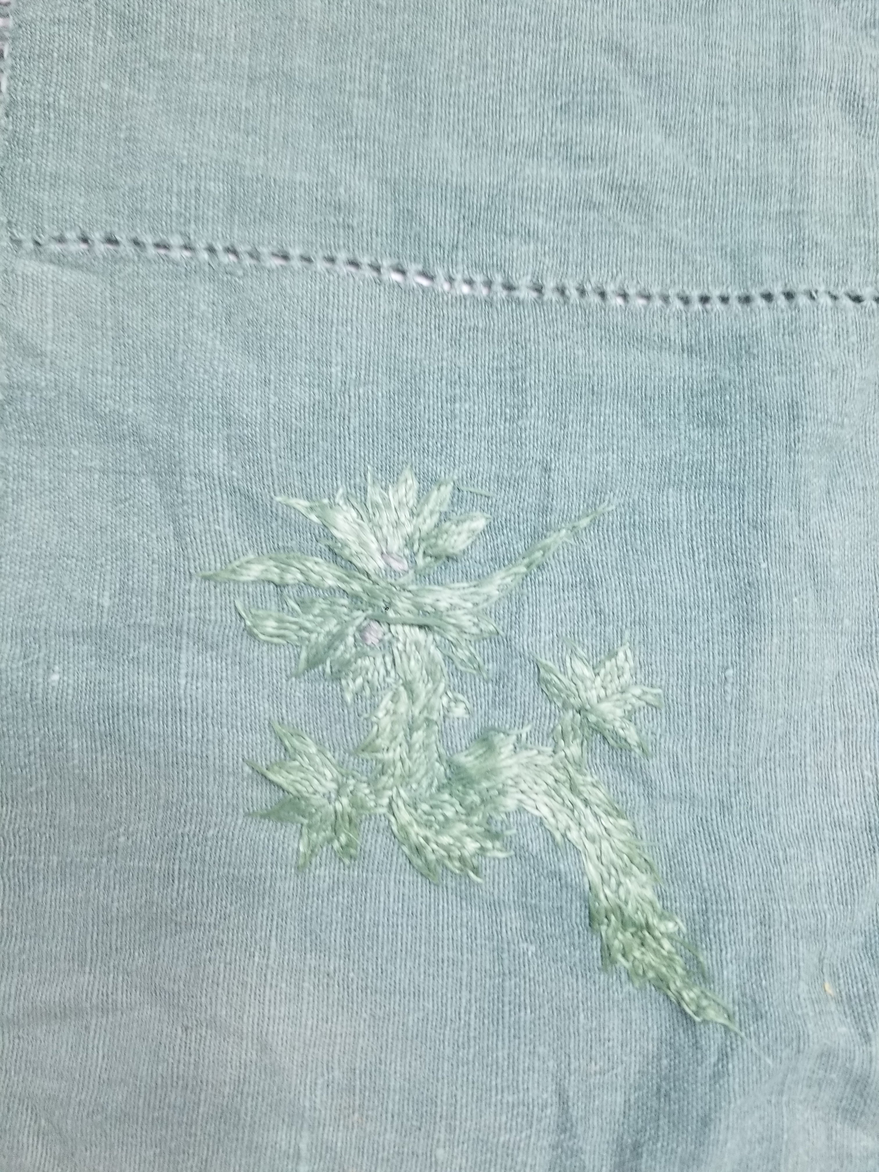 Vintage Chinese Silk Embroidered Mythological Dragon Motif Wall Hanging 213x135