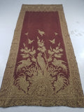Vintage Traditional Chinese Mythical Bird Handwoven Reversible Tapestry 270x122cm