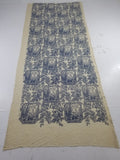 Vintage French Toile de Jouy Printed Romantic Scenic Textile Panel 305x129cm